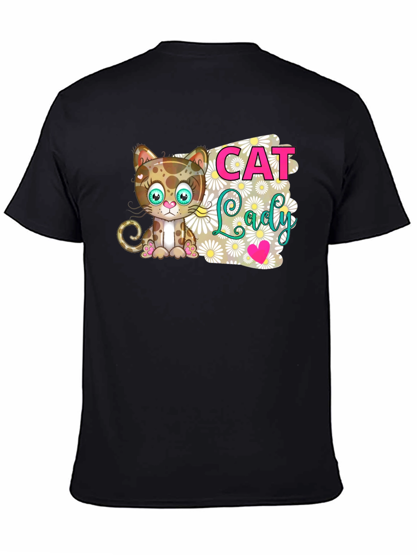 Cat Lady Graphic T-Shirt - Soft Cotton Tee