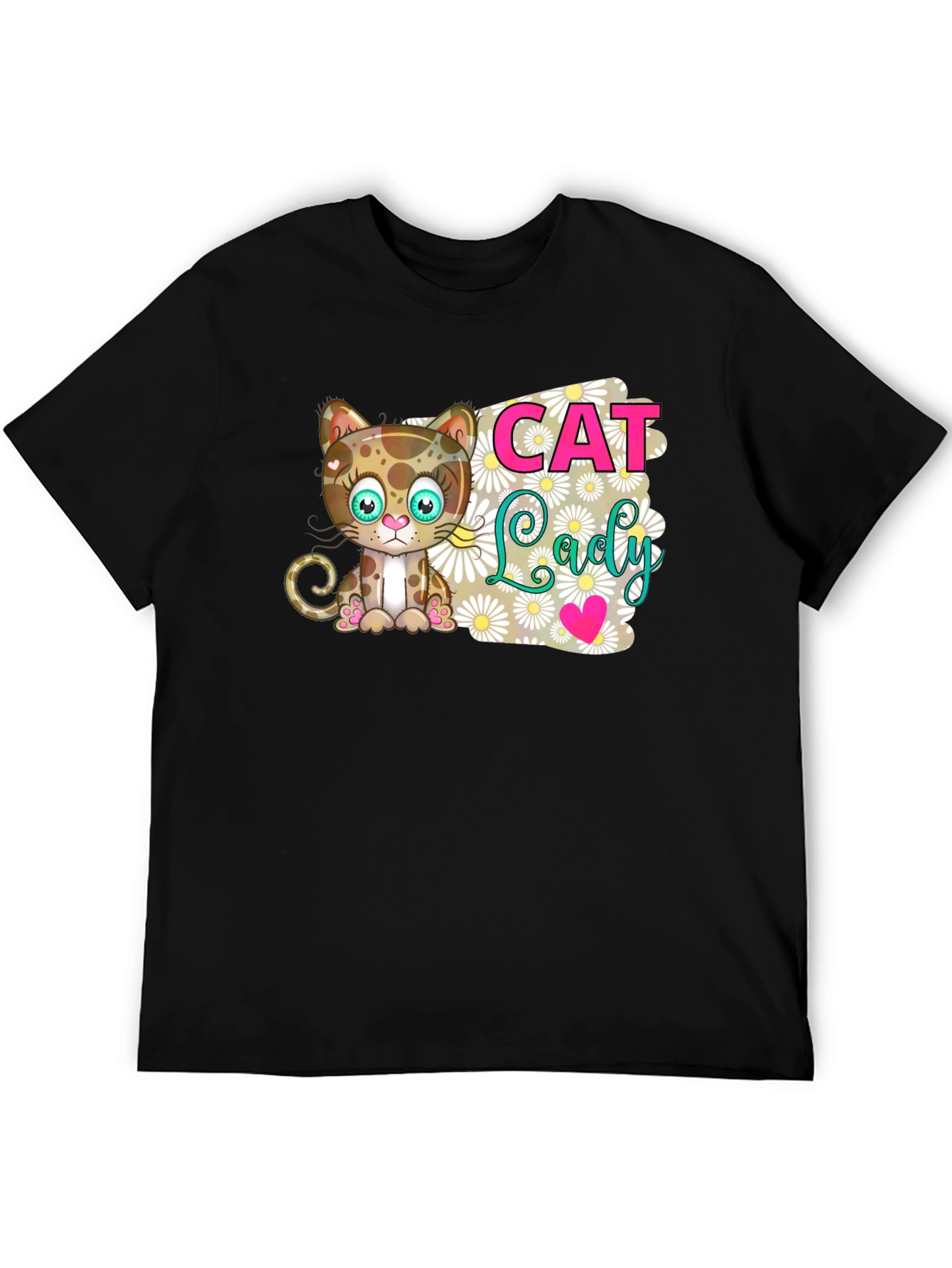 Cat Lady Graphic T-Shirt - Soft Cotton Tee