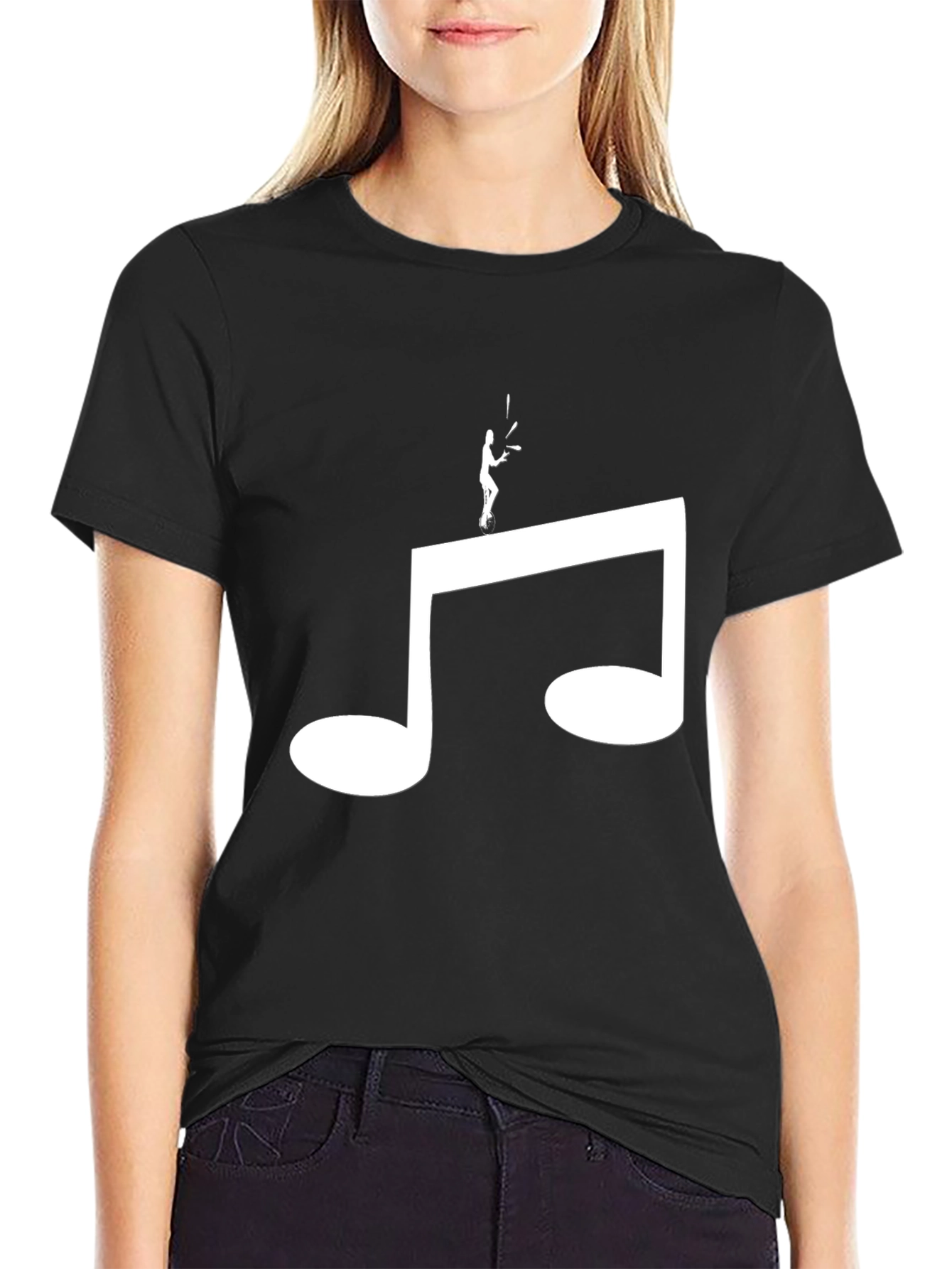 Musical Note Graphic T-Shirt