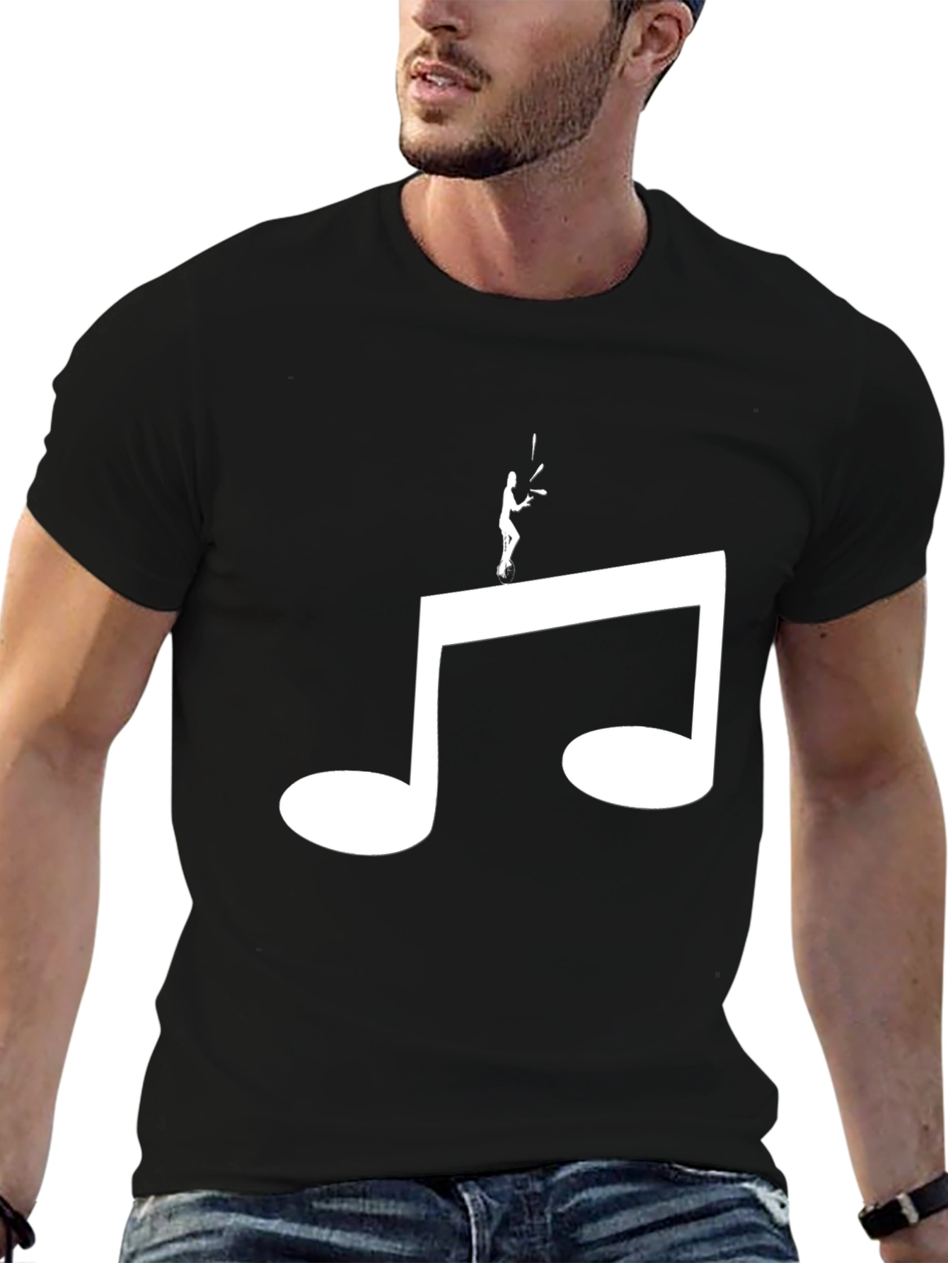 Musical Note Graphic T-Shirt