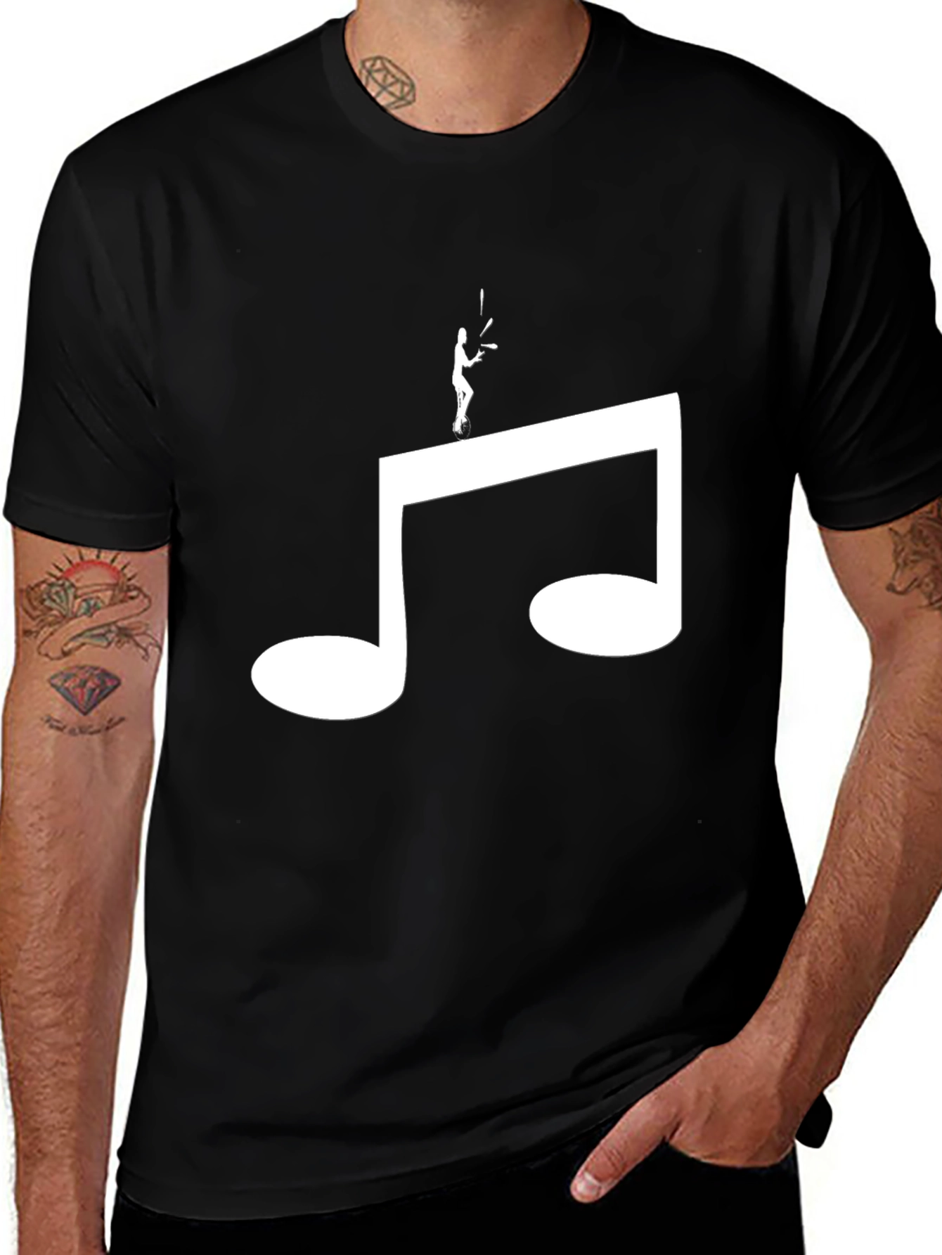 Musical Note Graphic T-Shirt