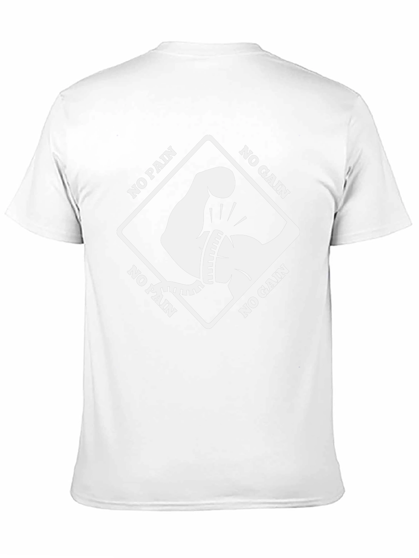 No Pain No Gain Black Graphic Tee