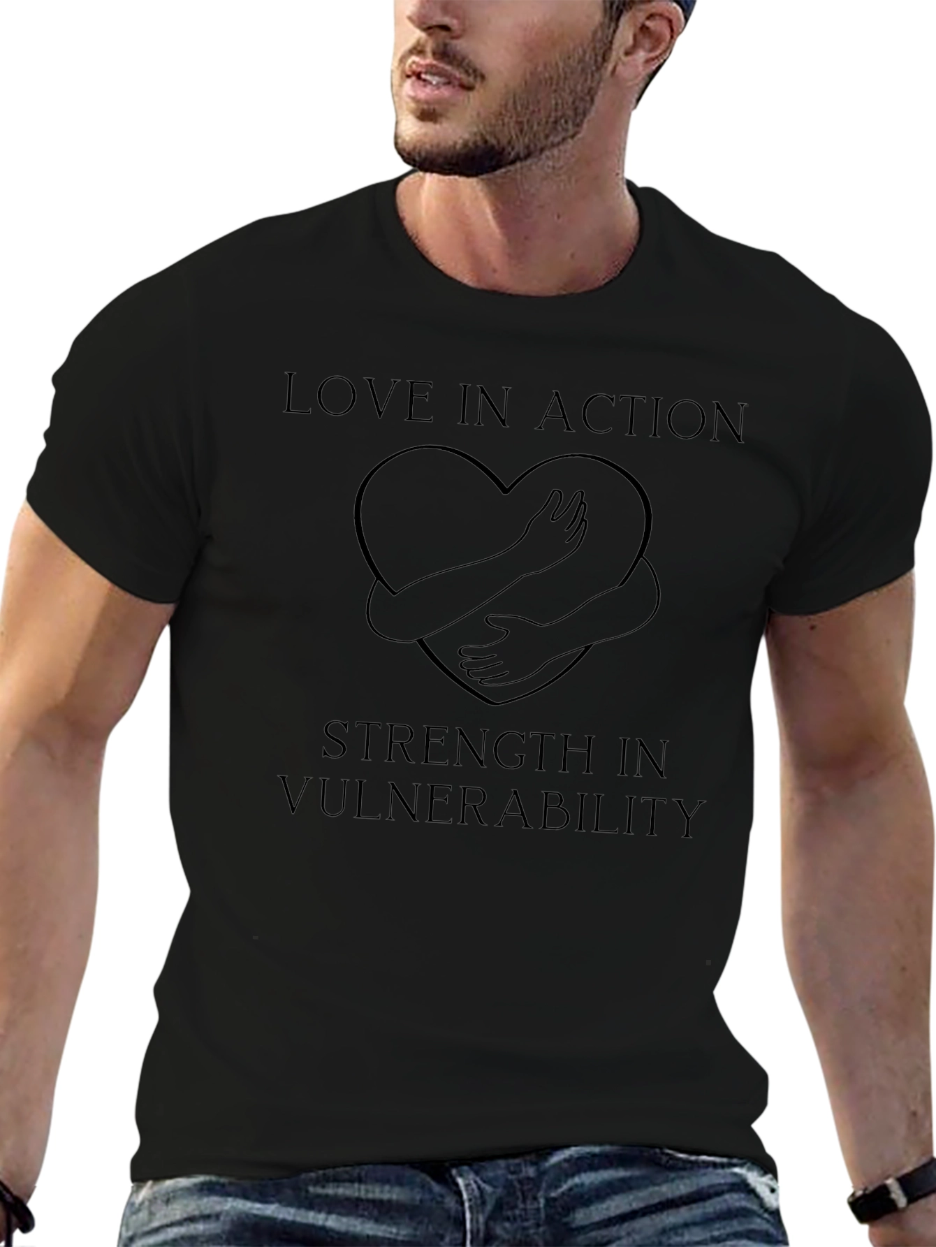 Love in Action Graphic Tee - Strength in Vulnerability