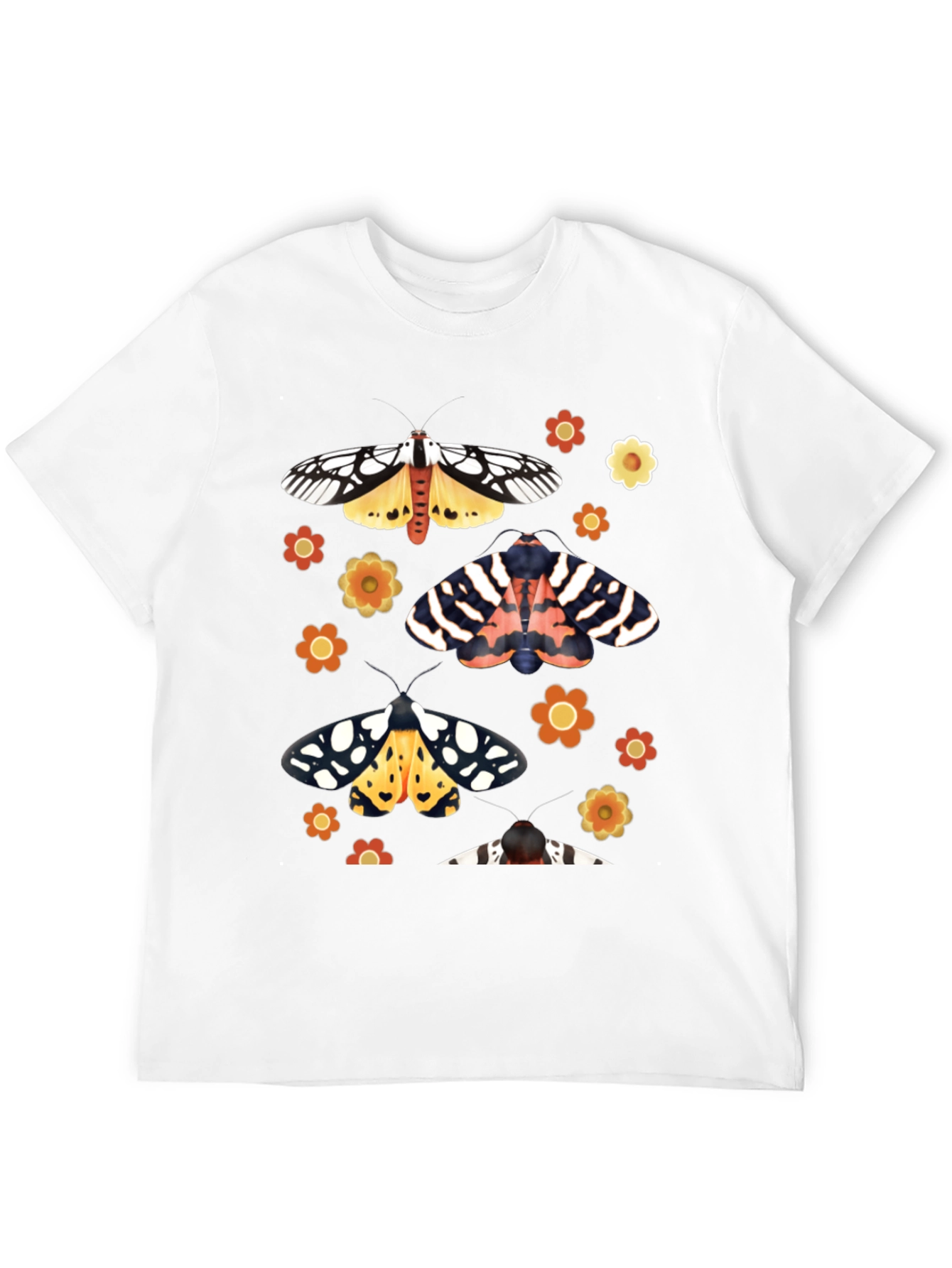 Moth & Flower Graphic Tee