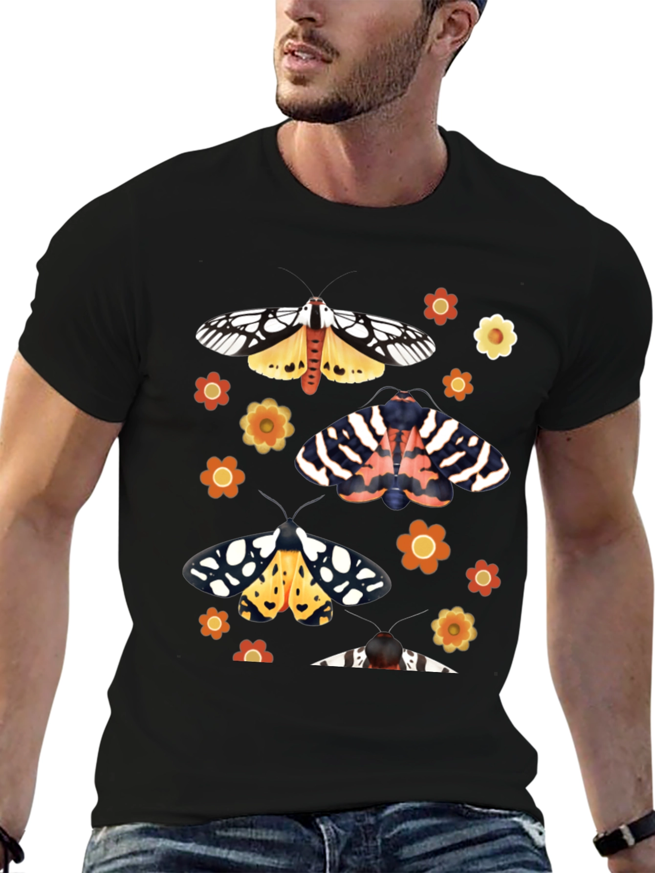 Moth & Flower Graphic Tee