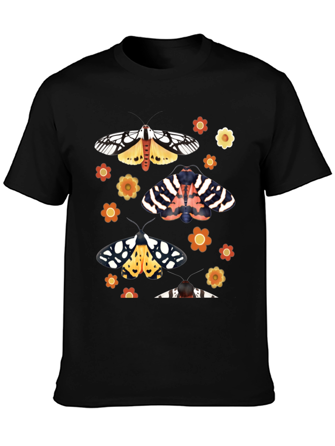 Moth & Flower Graphic Tee