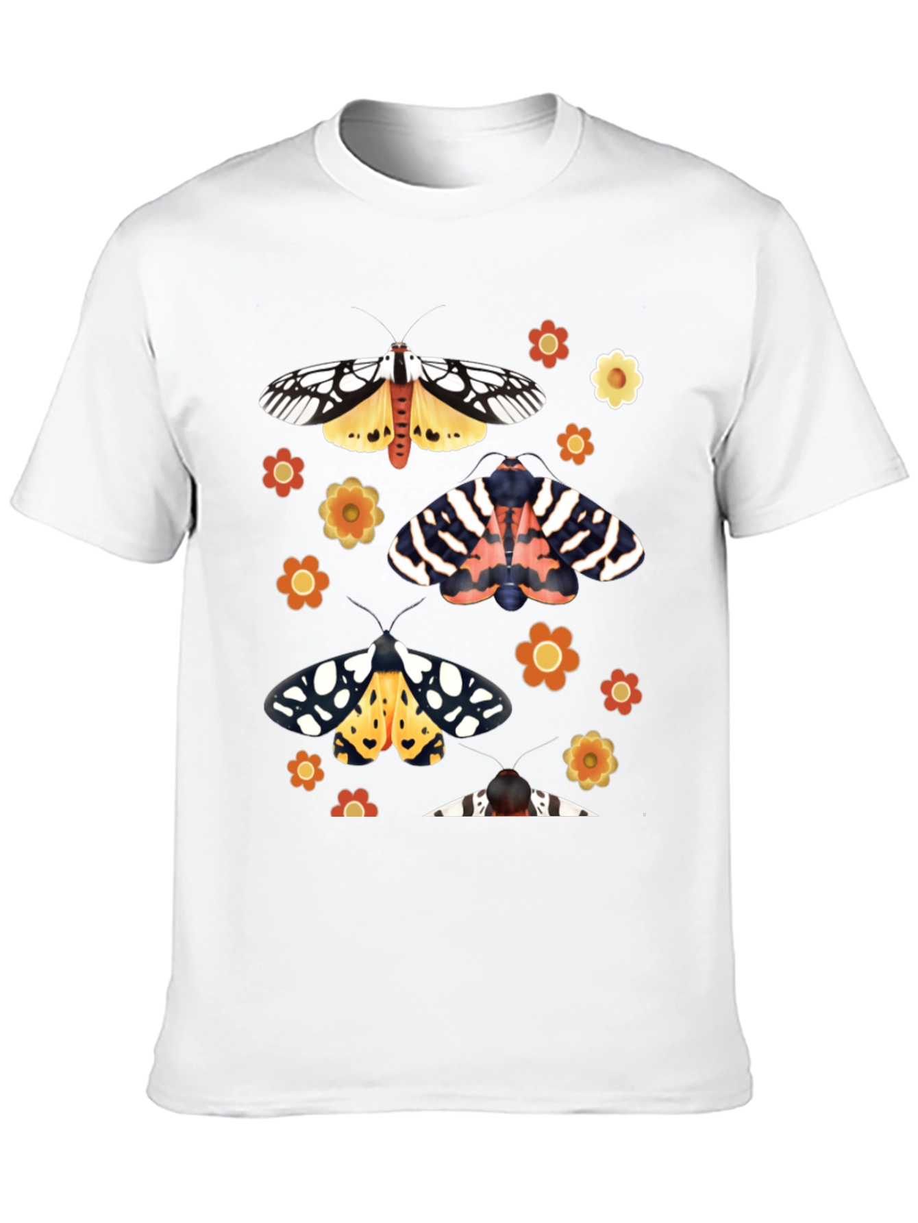 Moth & Flower Graphic Tee