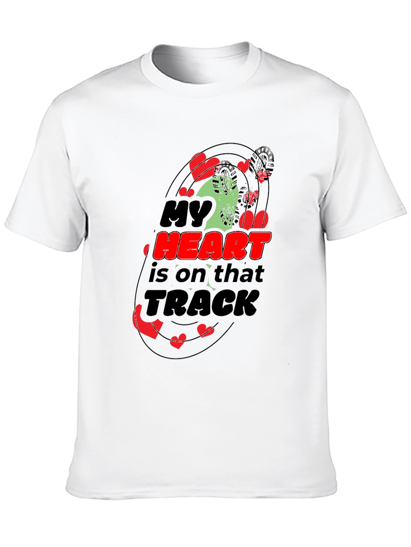 My Heart is on That Track Graphic Tee