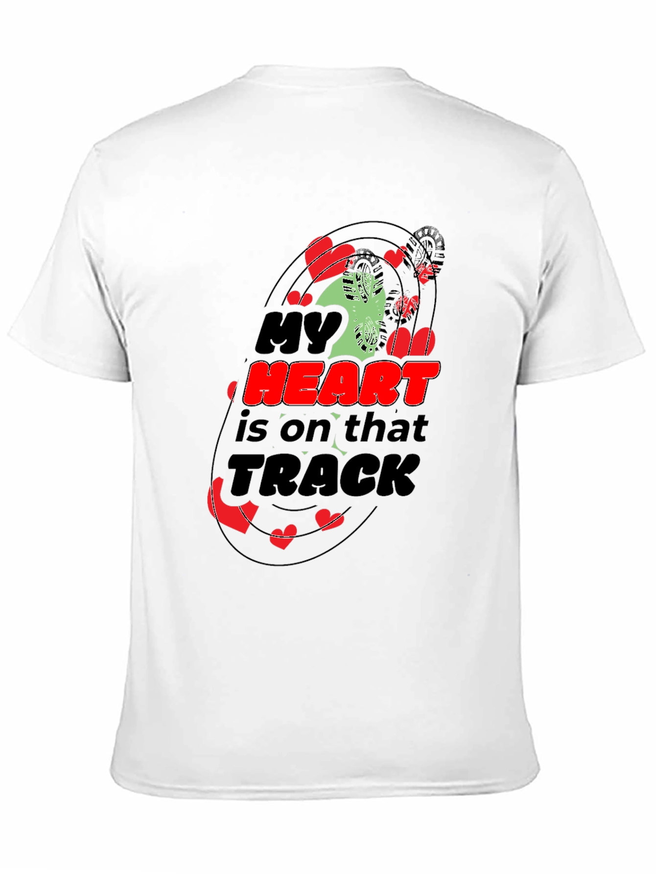 My Heart is on That Track Graphic Tee