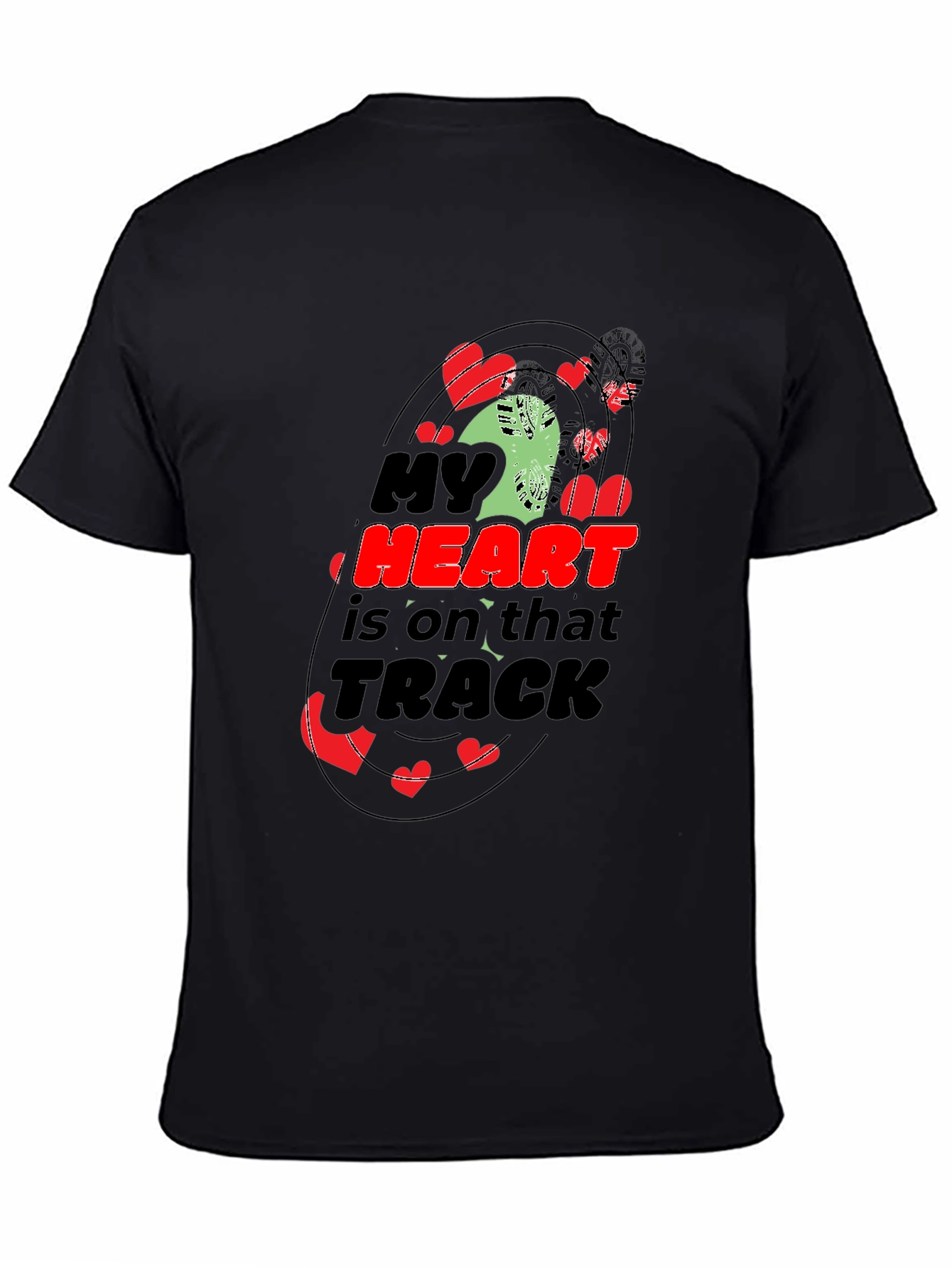 My Heart is on That Track Graphic Tee