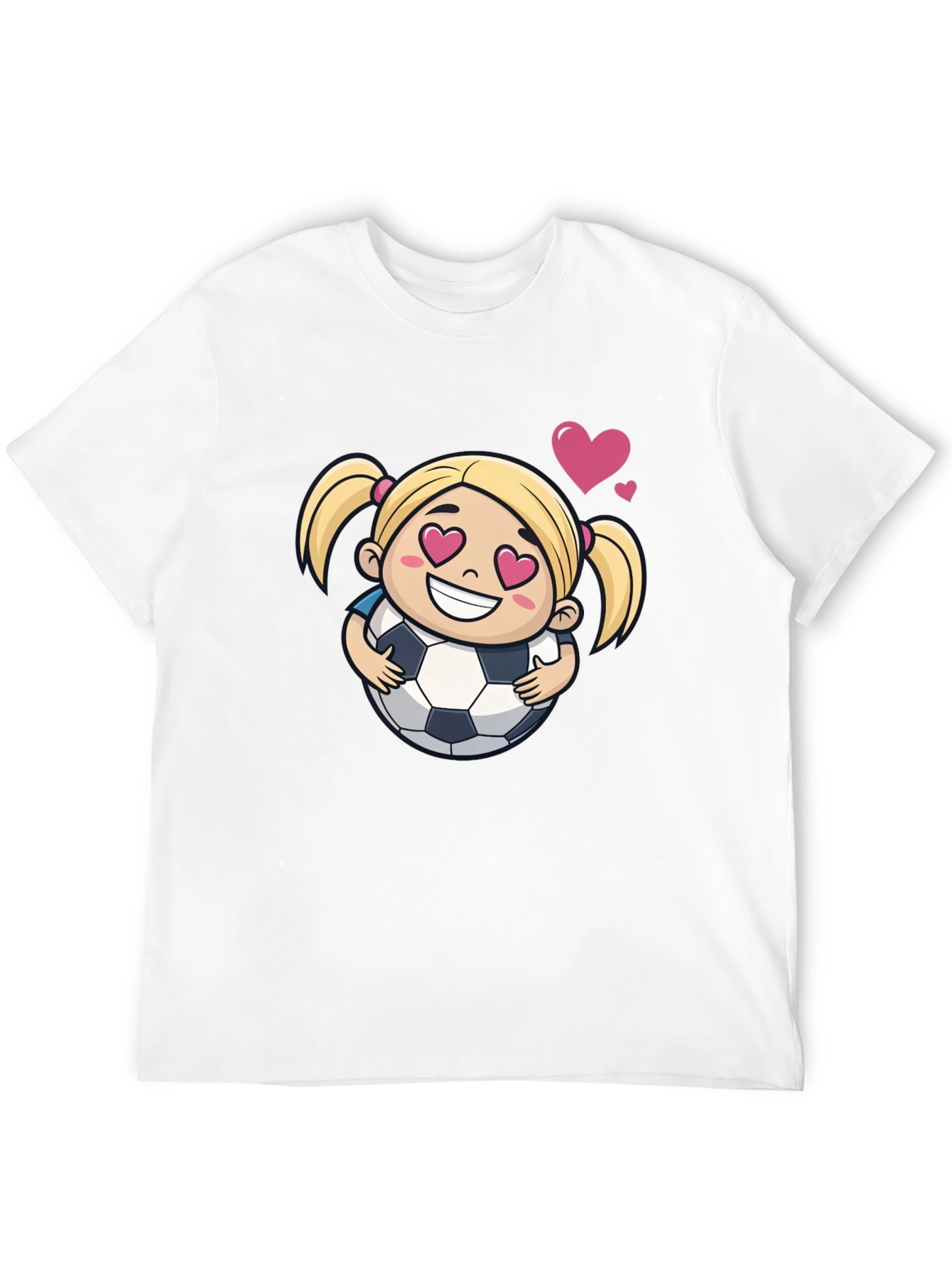 Cute Soccer Girl T-Shirt