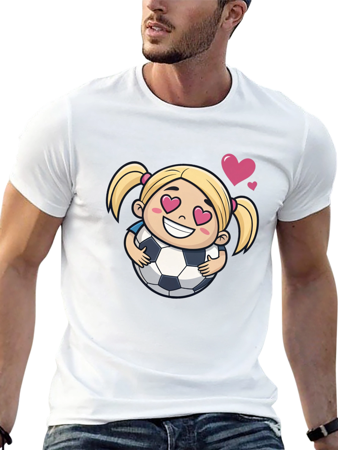 Cute Soccer Girl T-Shirt