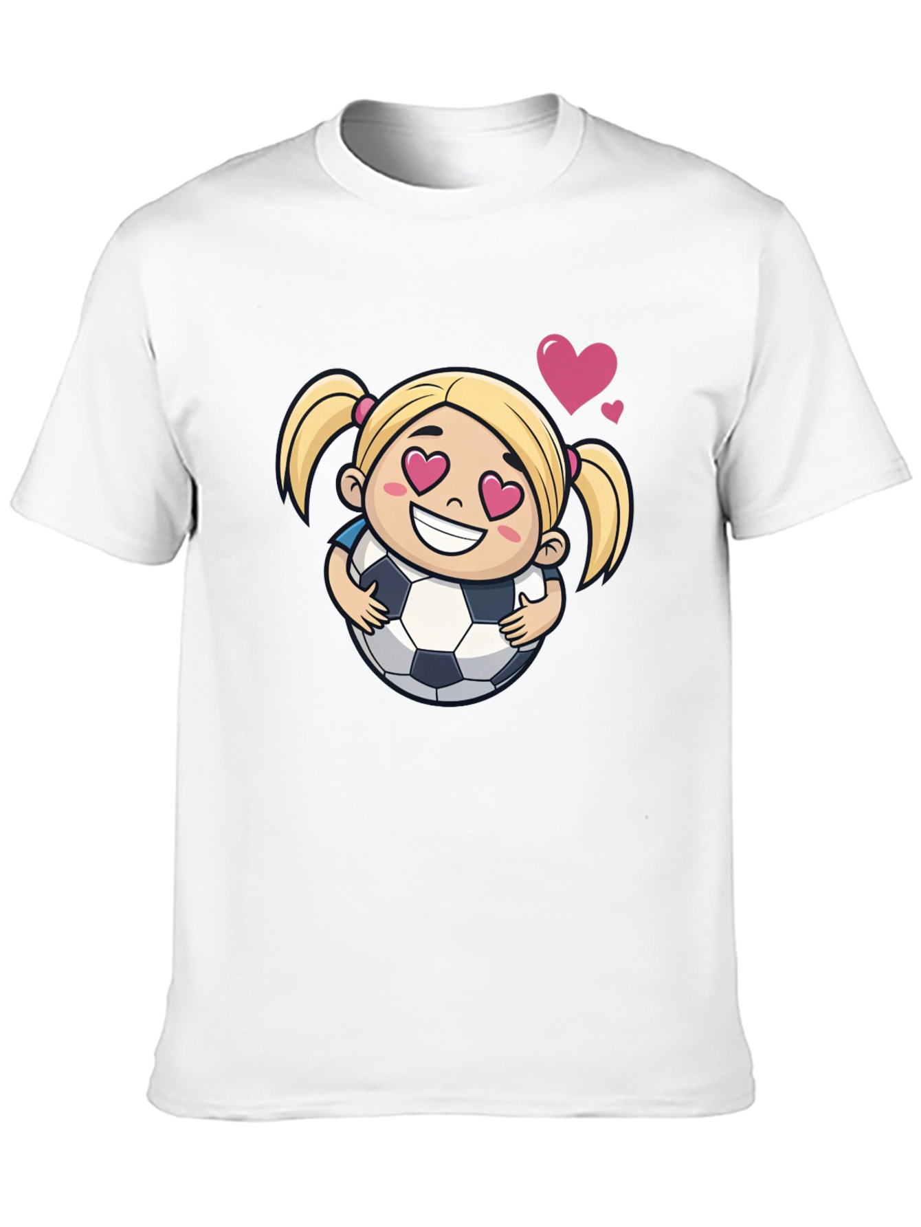 Cute Soccer Girl T-Shirt
