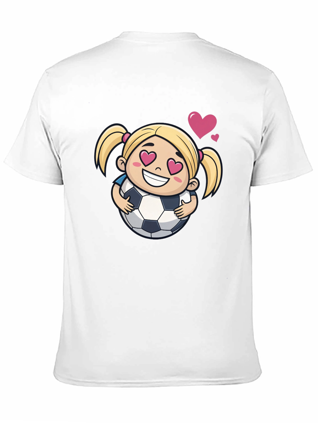 Cute Soccer Girl T-Shirt