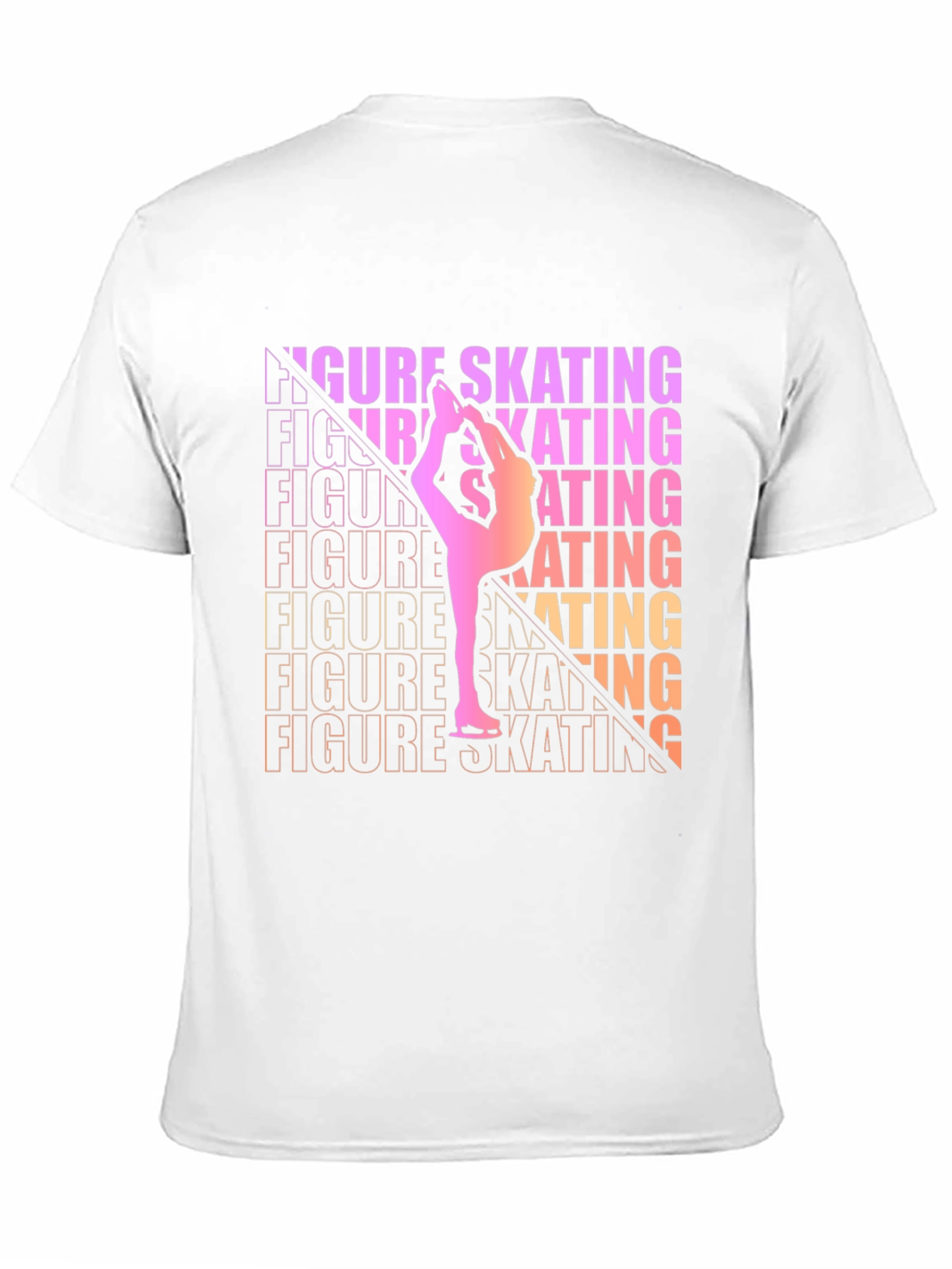 Figure Skating Graphic Tee - Gradient Design