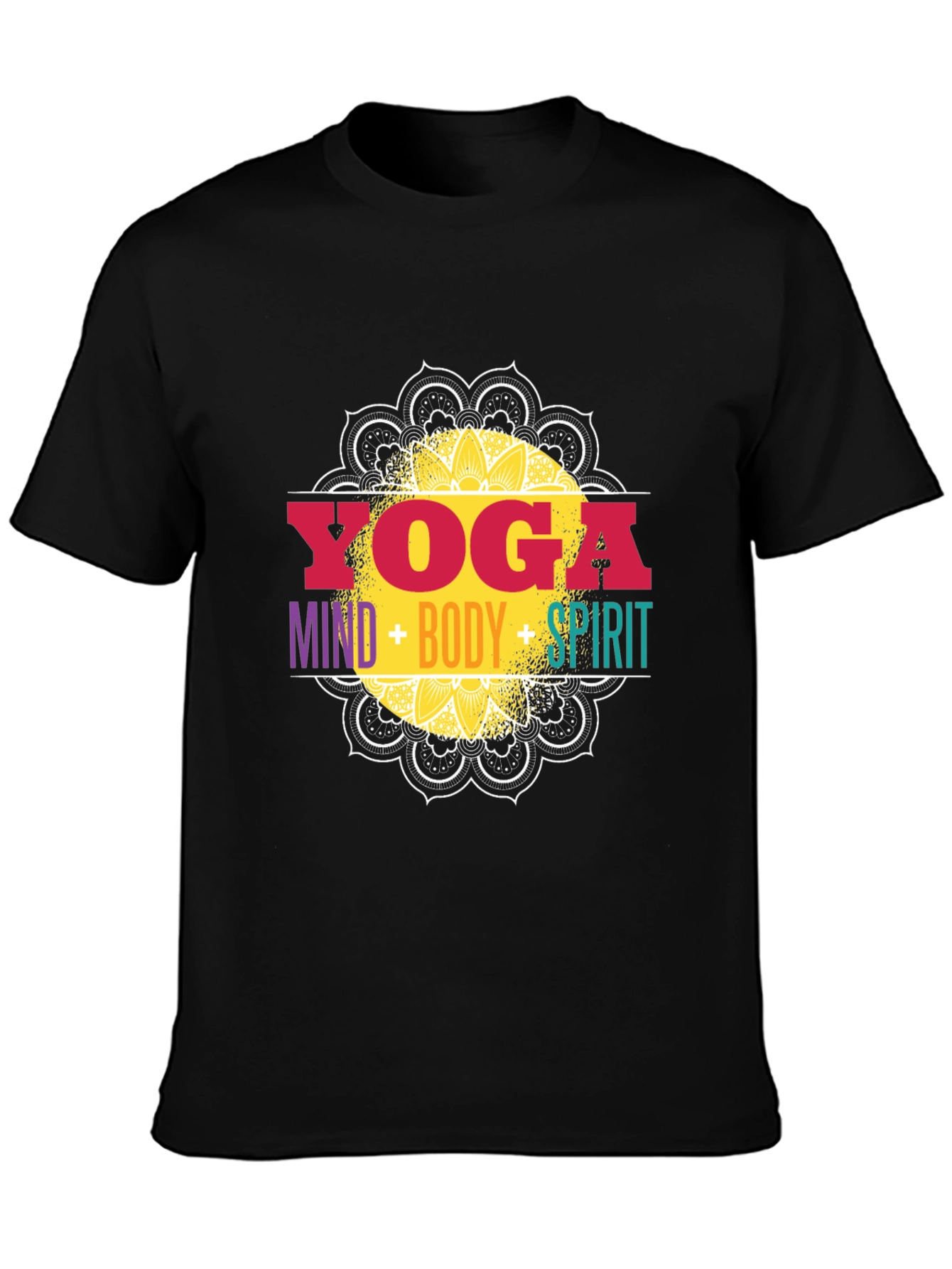 Yoga Mind Body Spirit Graphic Tee