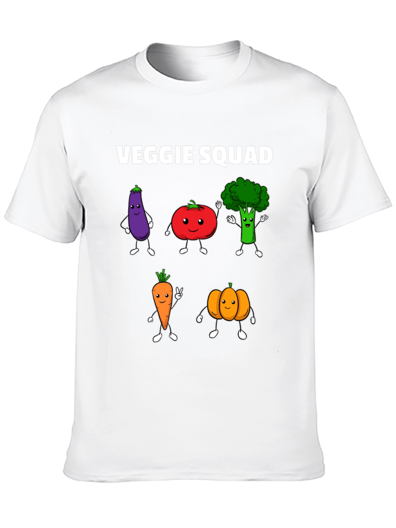 Veggie Squad Graphic Tee - Black T-Shirt