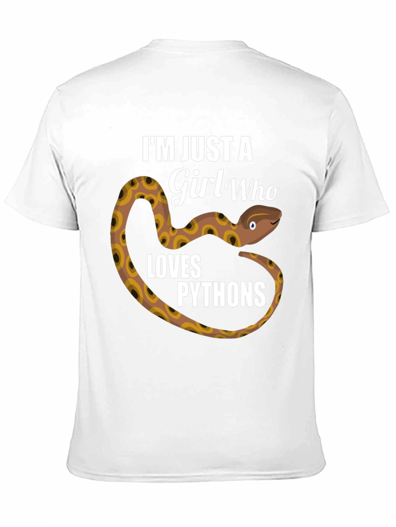 Im Just A Girl Who Loves Pythons T-Shirt