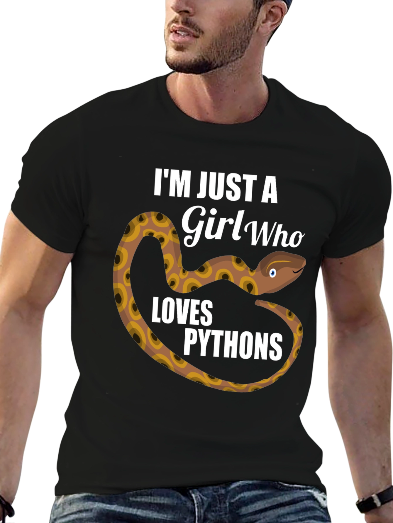 Im Just A Girl Who Loves Pythons T-Shirt