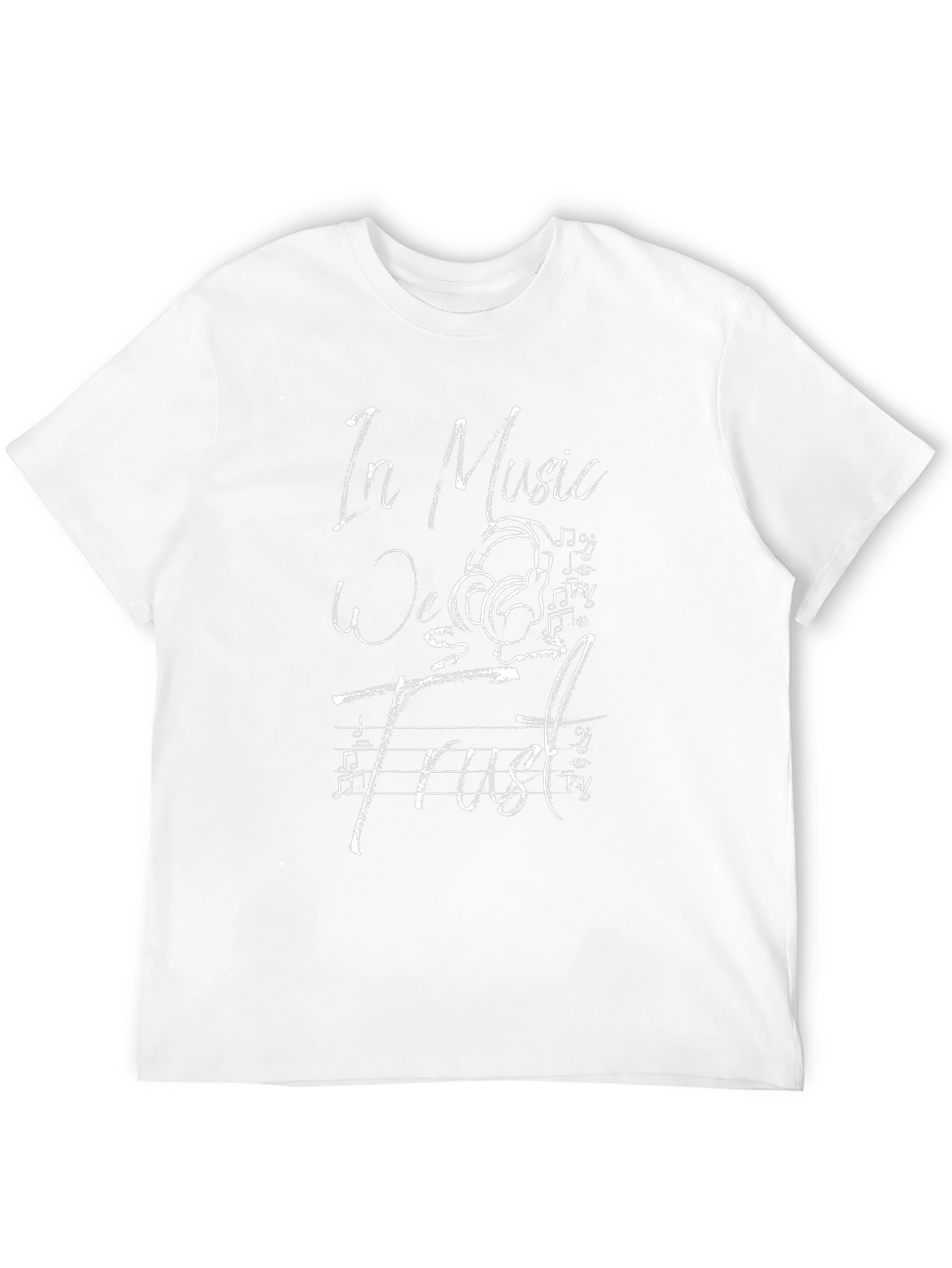 In Music We Trust Graphic Tee - Black
