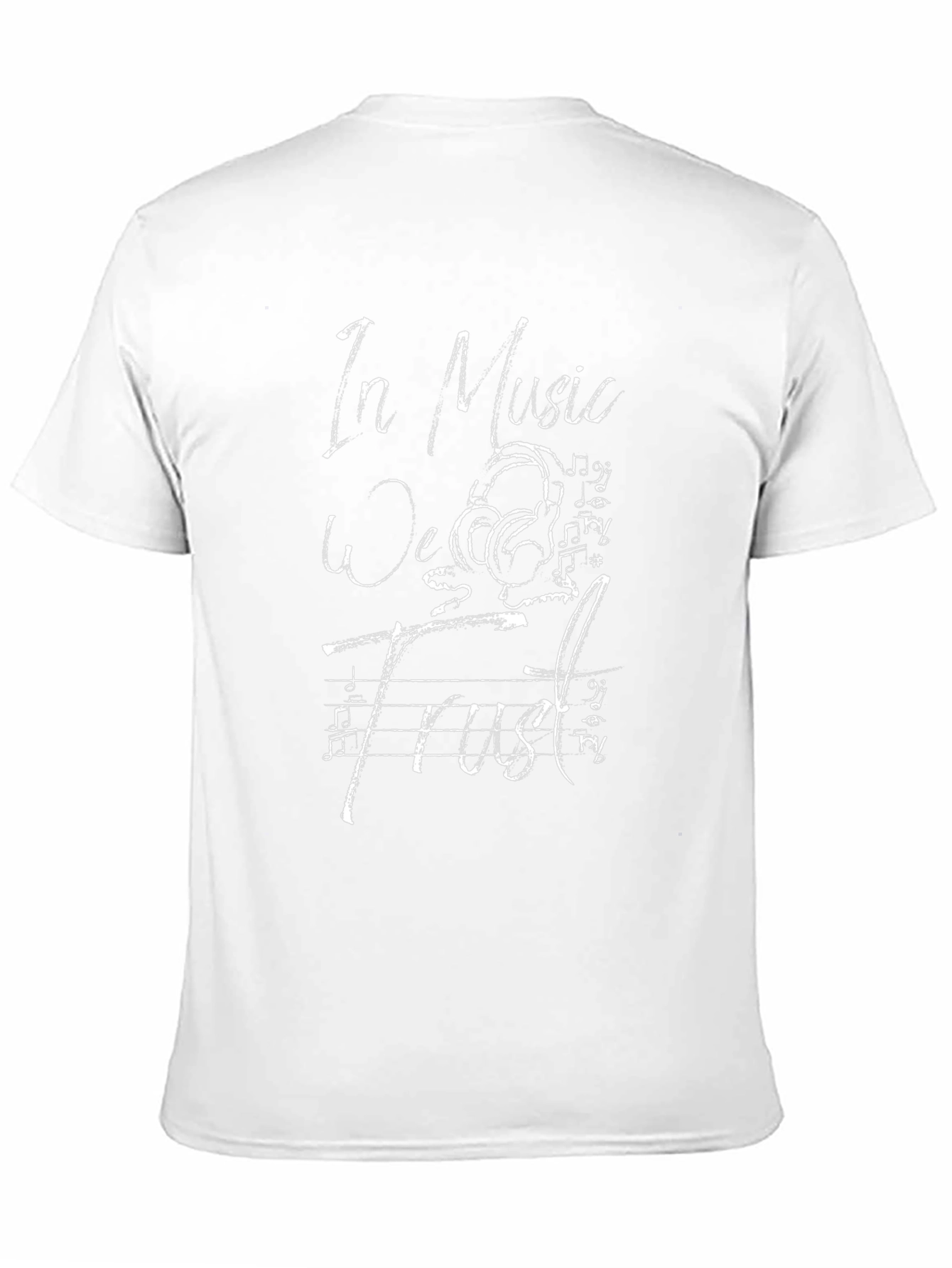 In Music We Trust Graphic Tee - Black