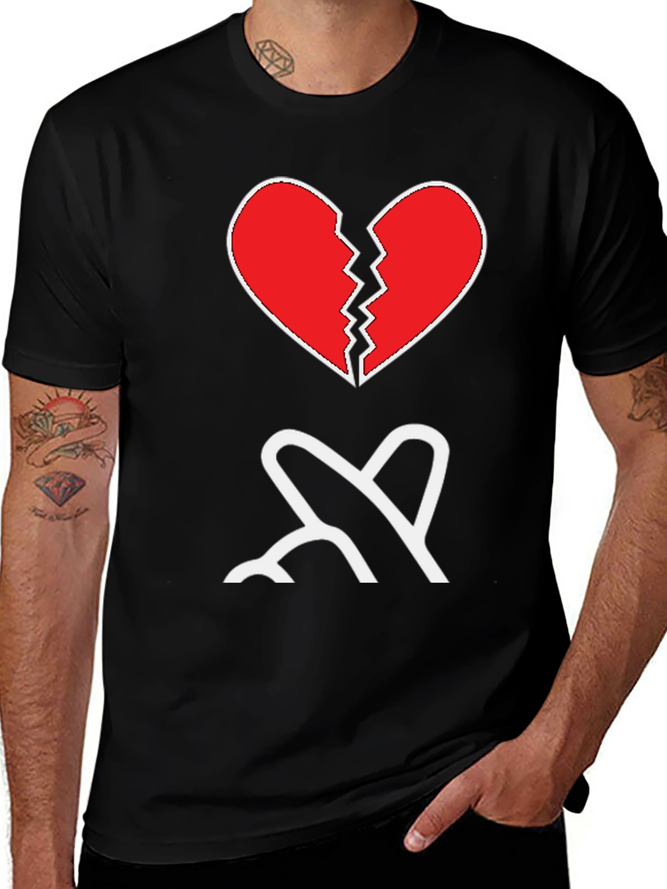 Broken Heart T-Shirt - Express Yourself