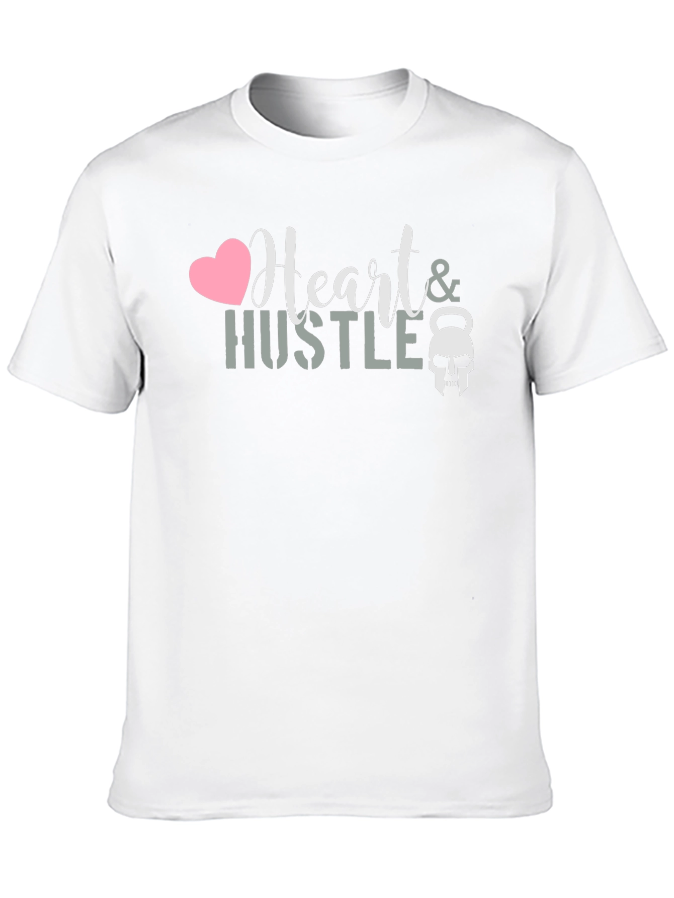 Heart & Hustle Graphic Black T-Shirt