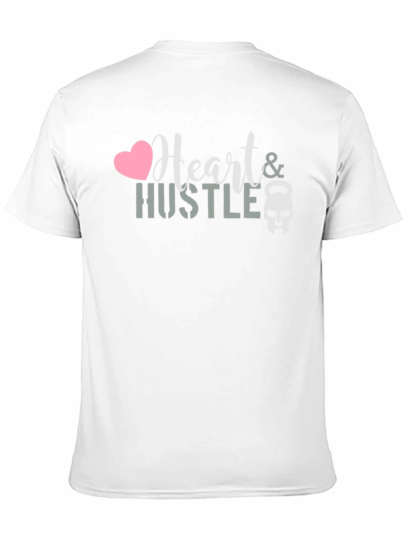 Heart & Hustle Graphic Black T-Shirt
