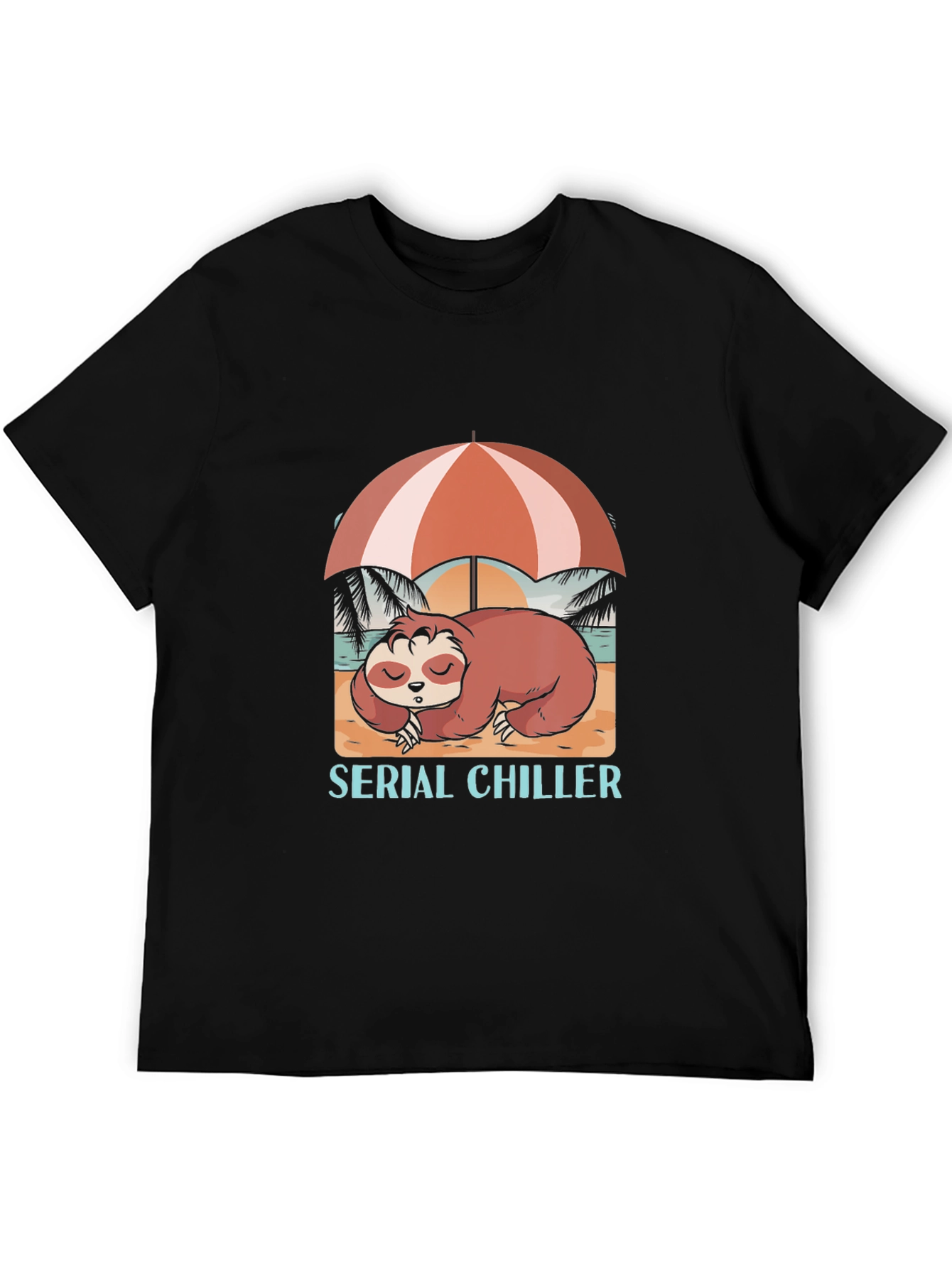 Serial Chiller Sloth Graphic T-Shirt