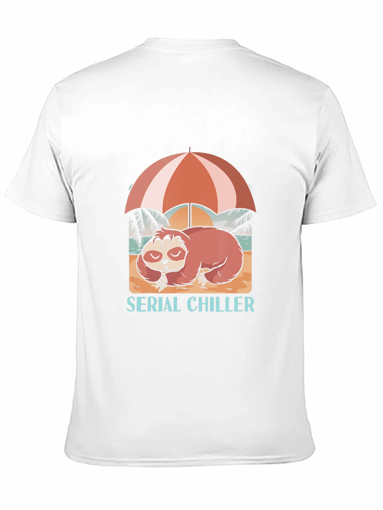 Serial Chiller Sloth Graphic T-Shirt
