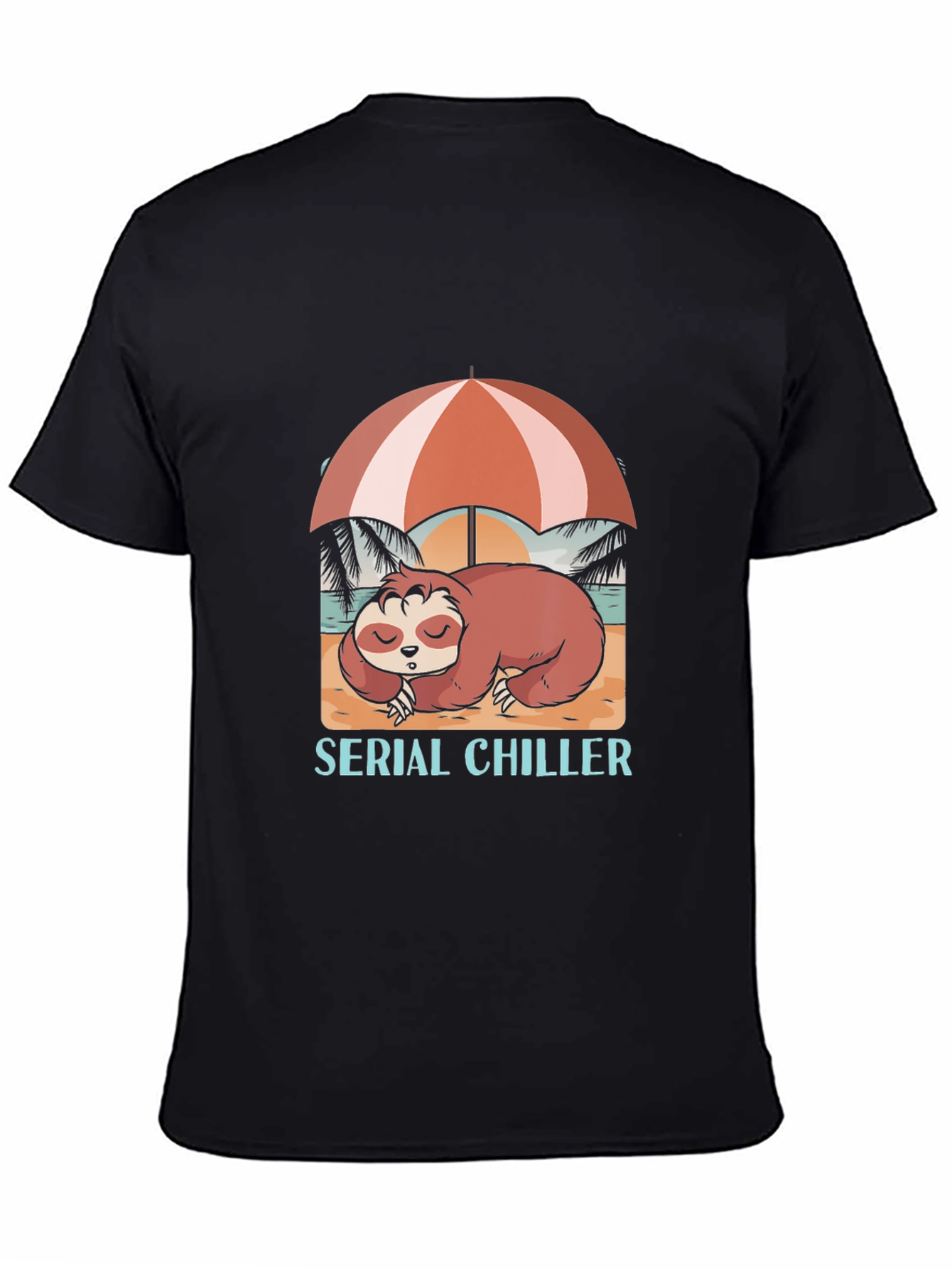 Serial Chiller Sloth Graphic T-Shirt