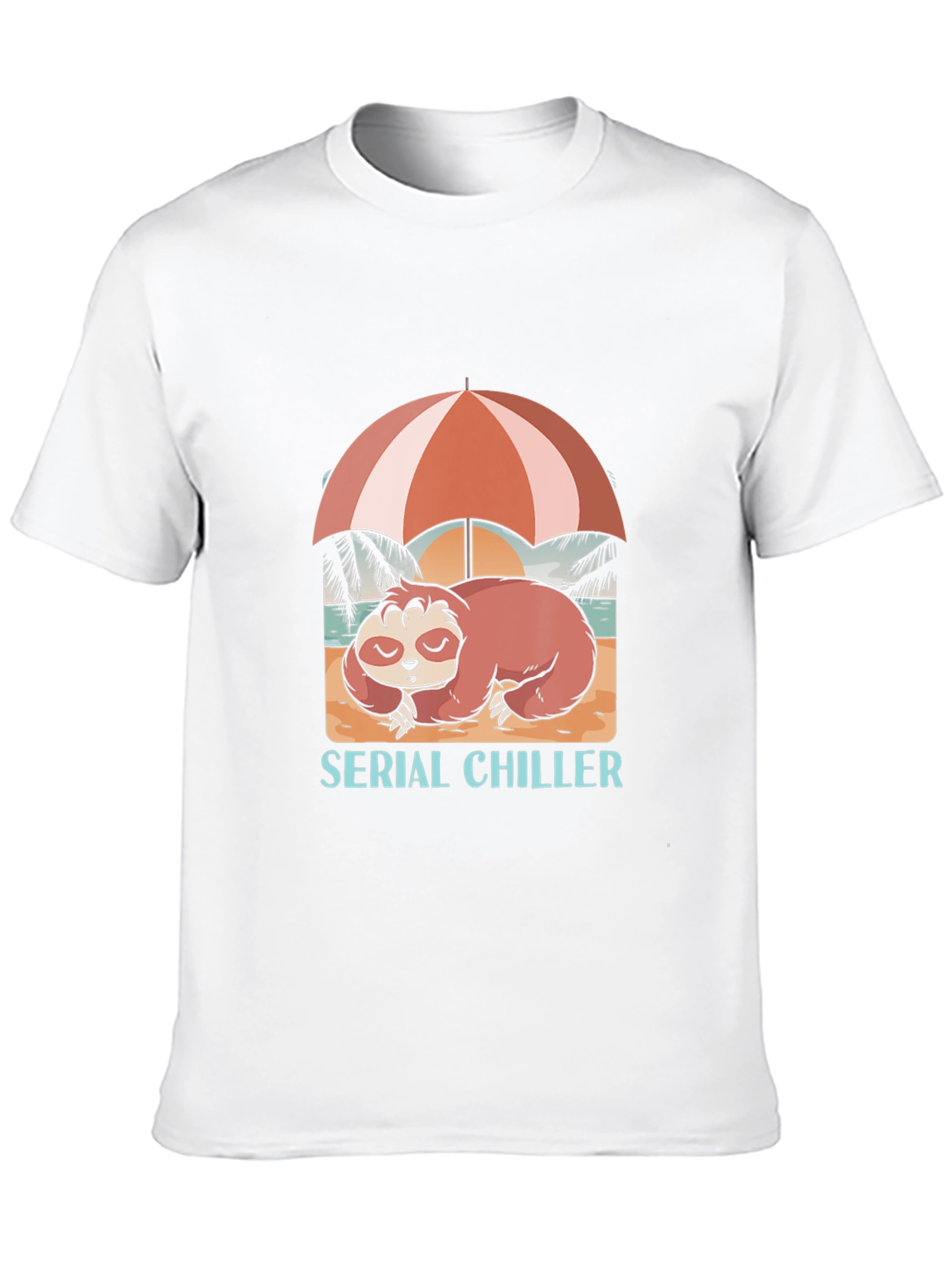 Serial Chiller Sloth Graphic T-Shirt