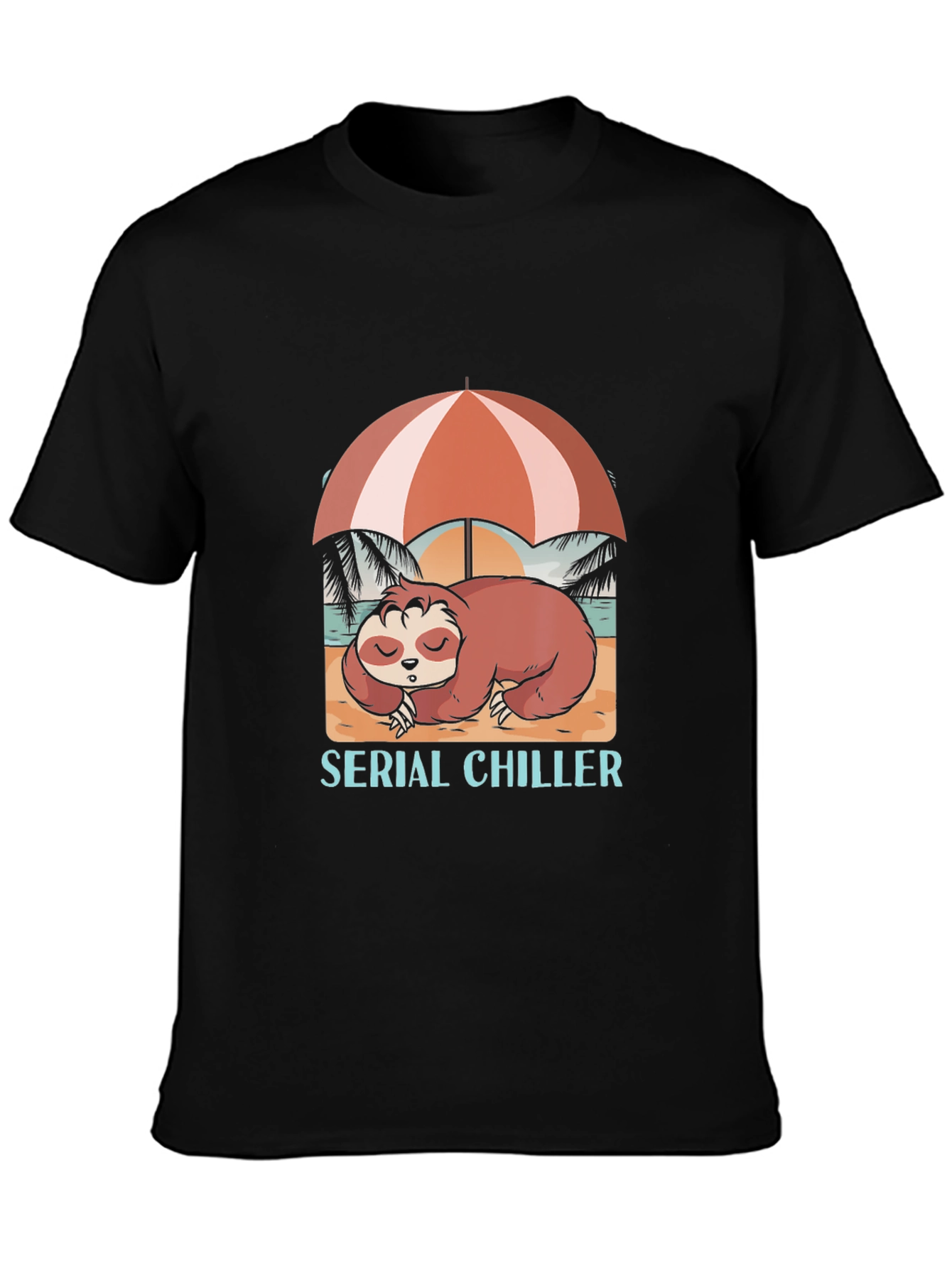 Serial Chiller Sloth Graphic T-Shirt
