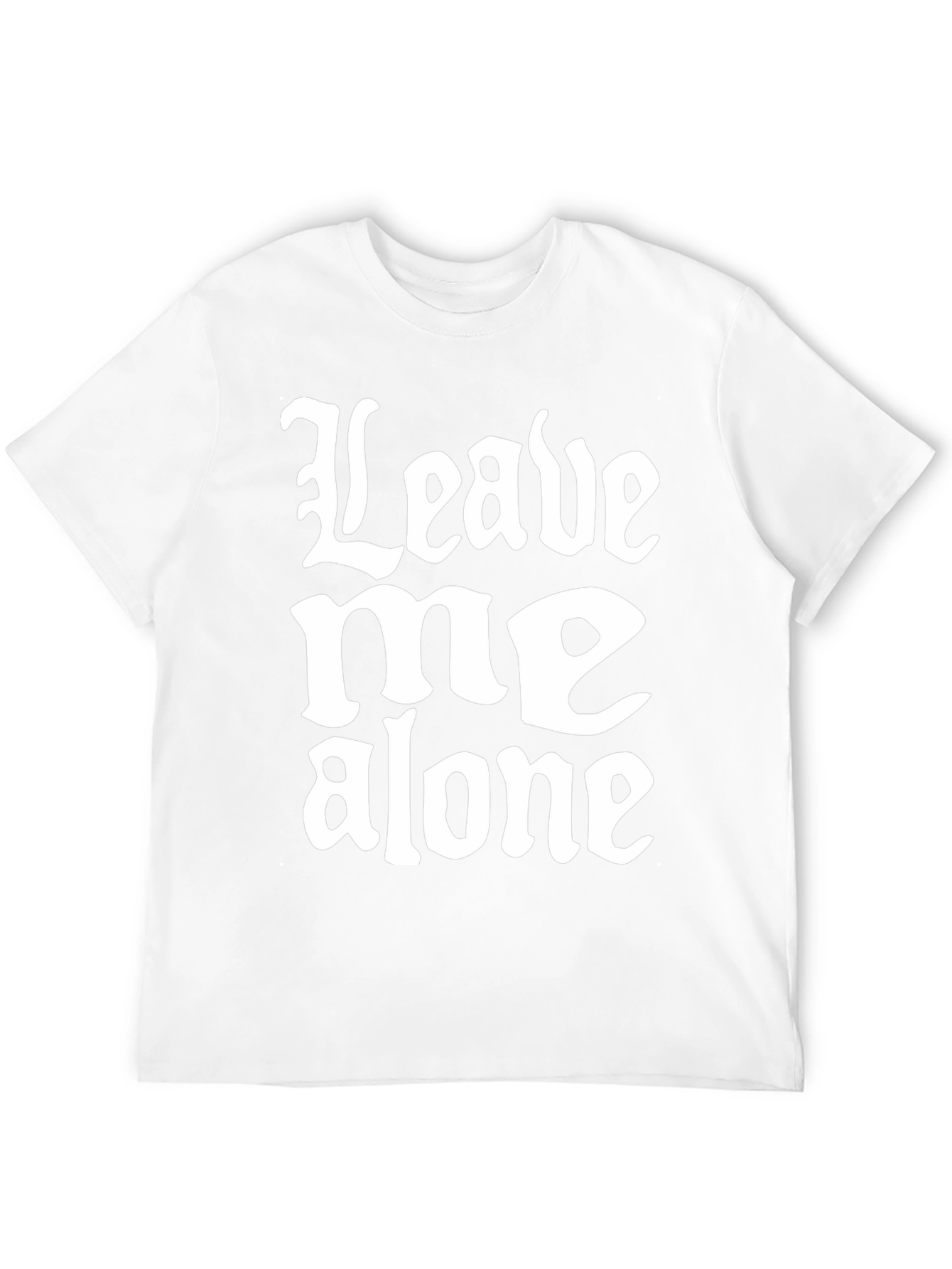 Leave Me Alone Black Graphic Tee