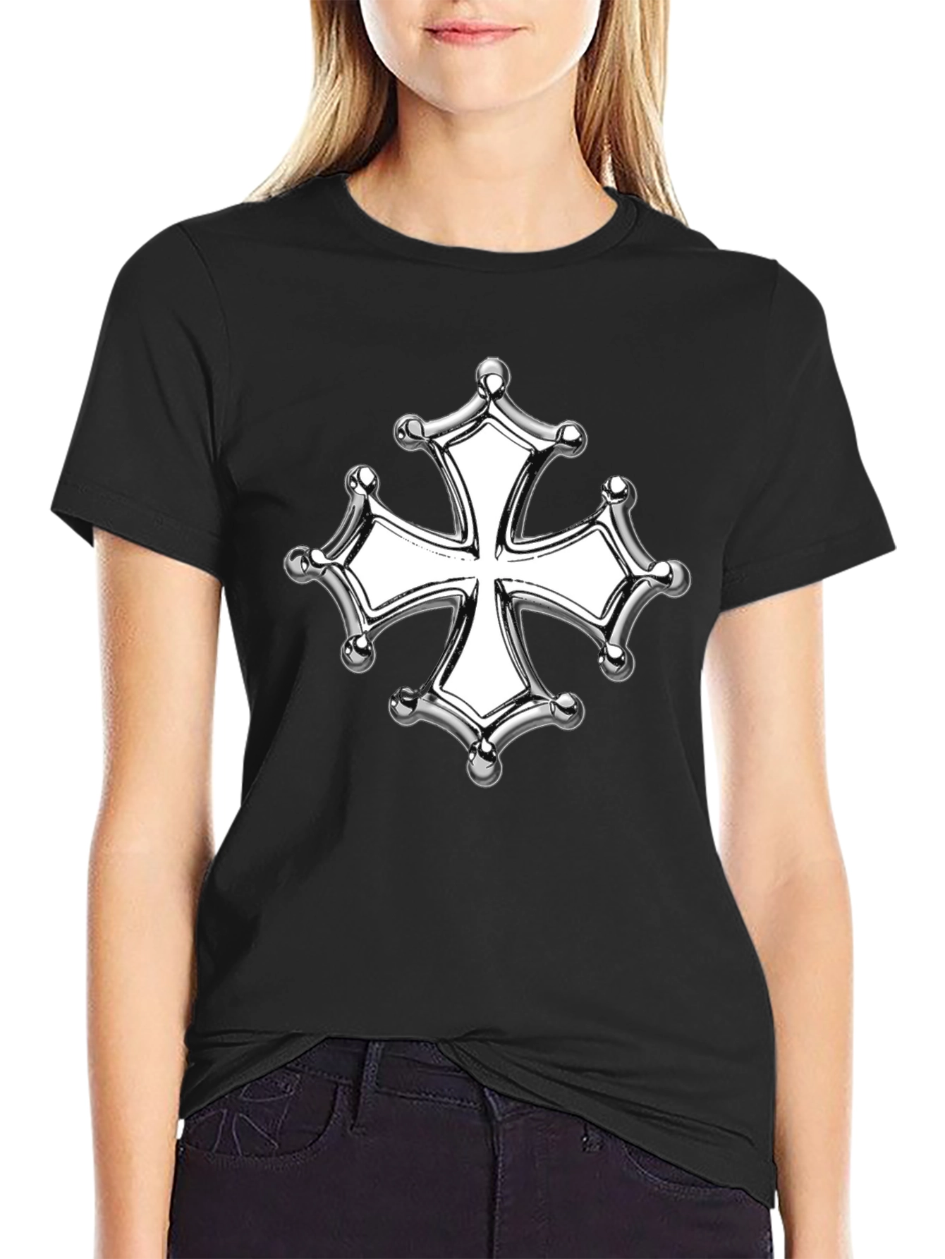 Chrome Toulouse Cross Black T-Shirt