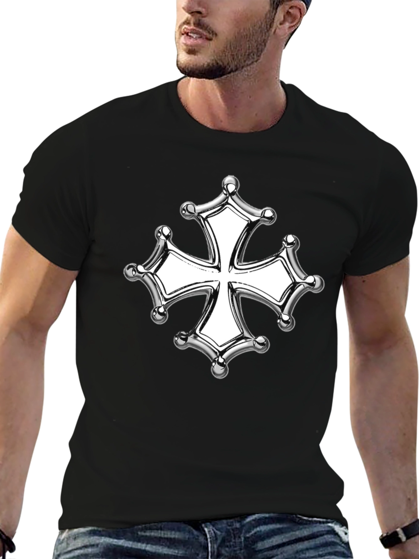 Chrome Toulouse Cross Black T-Shirt