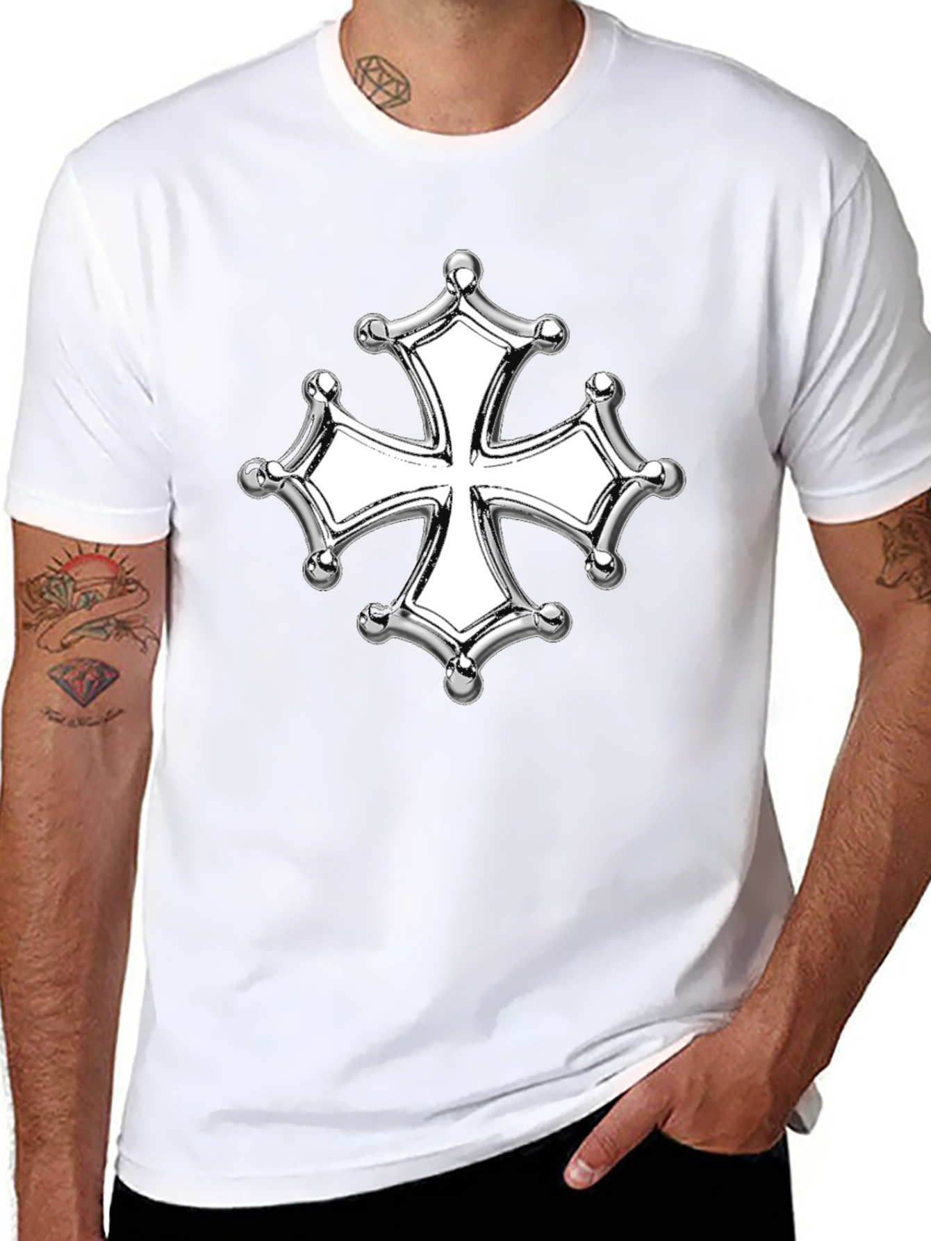 Chrome Toulouse Cross Black T-Shirt