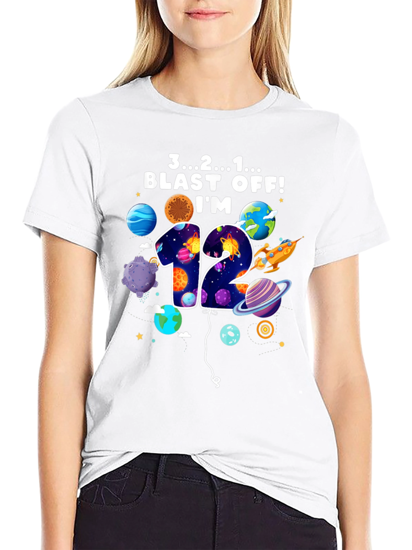 Blast Off 12th Birthday Tee