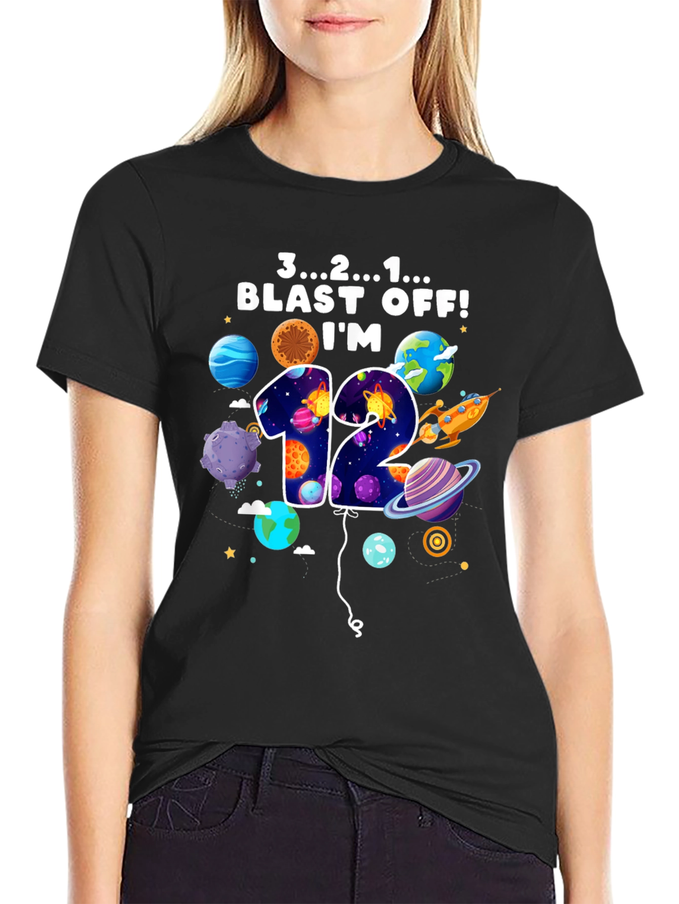 Blast Off 12th Birthday Tee
