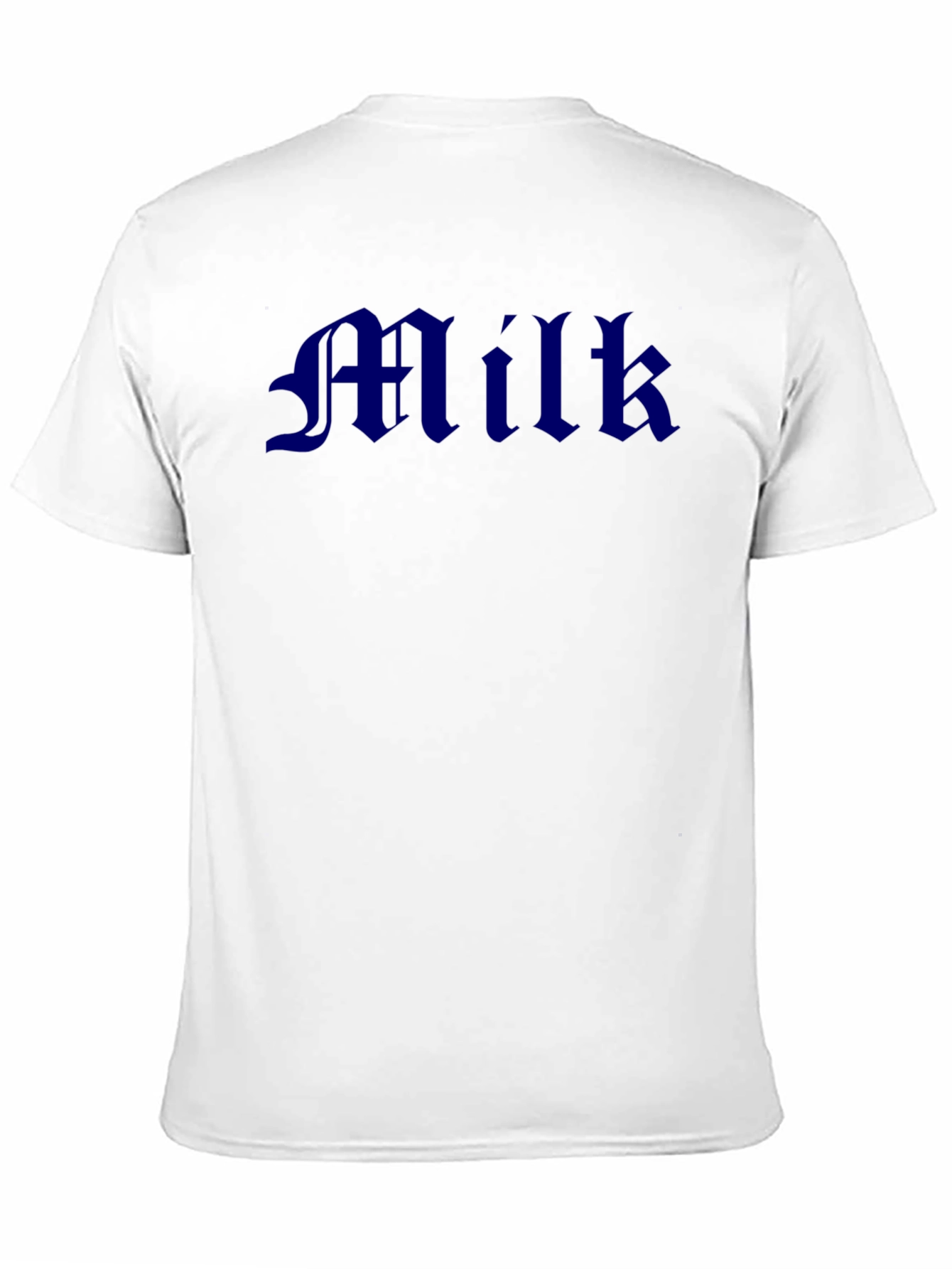 Milk Graphic Tee - Black Cotton T-Shirt
