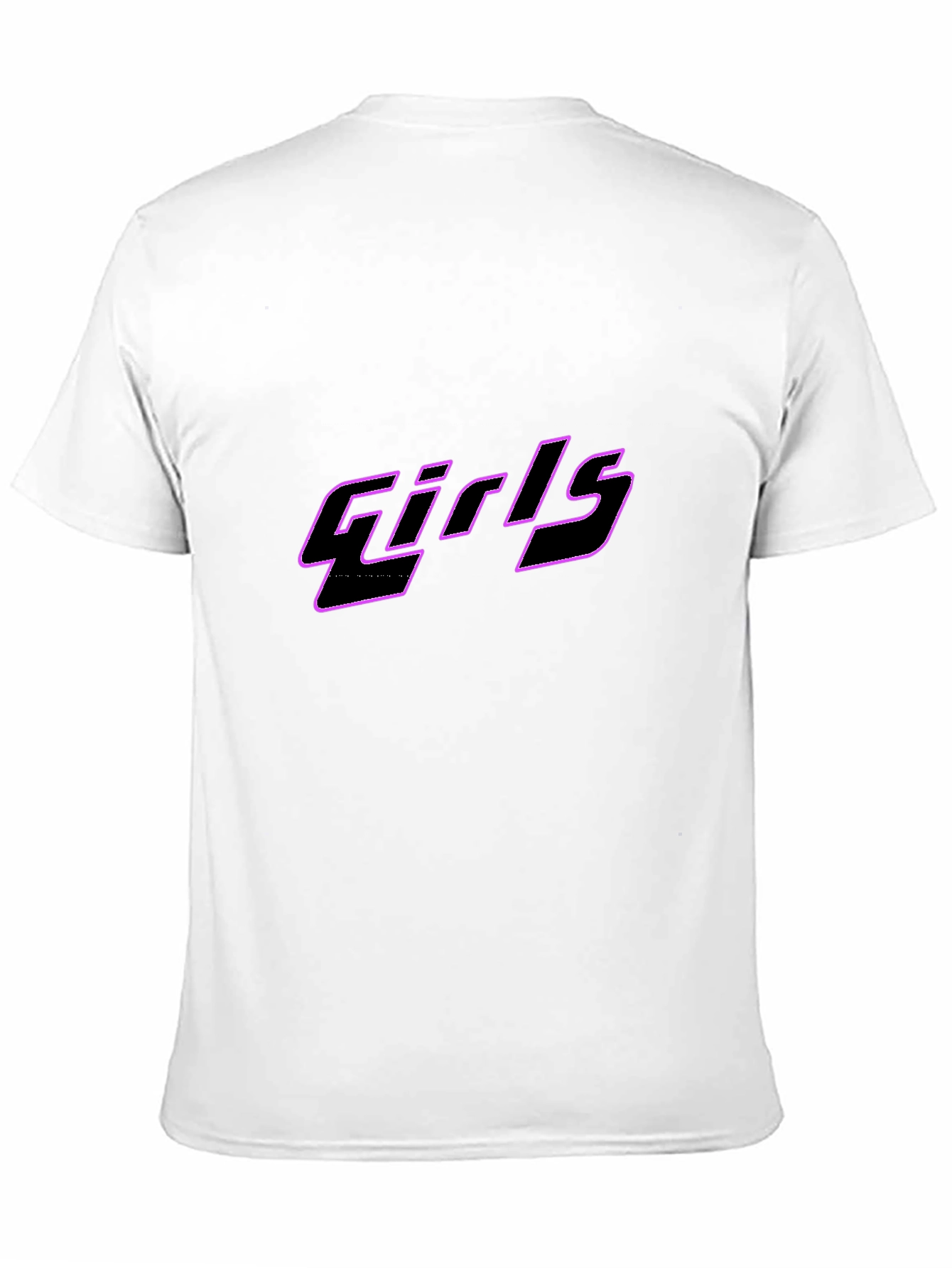 Girls Graphic Print Crew Neck T-Shirt