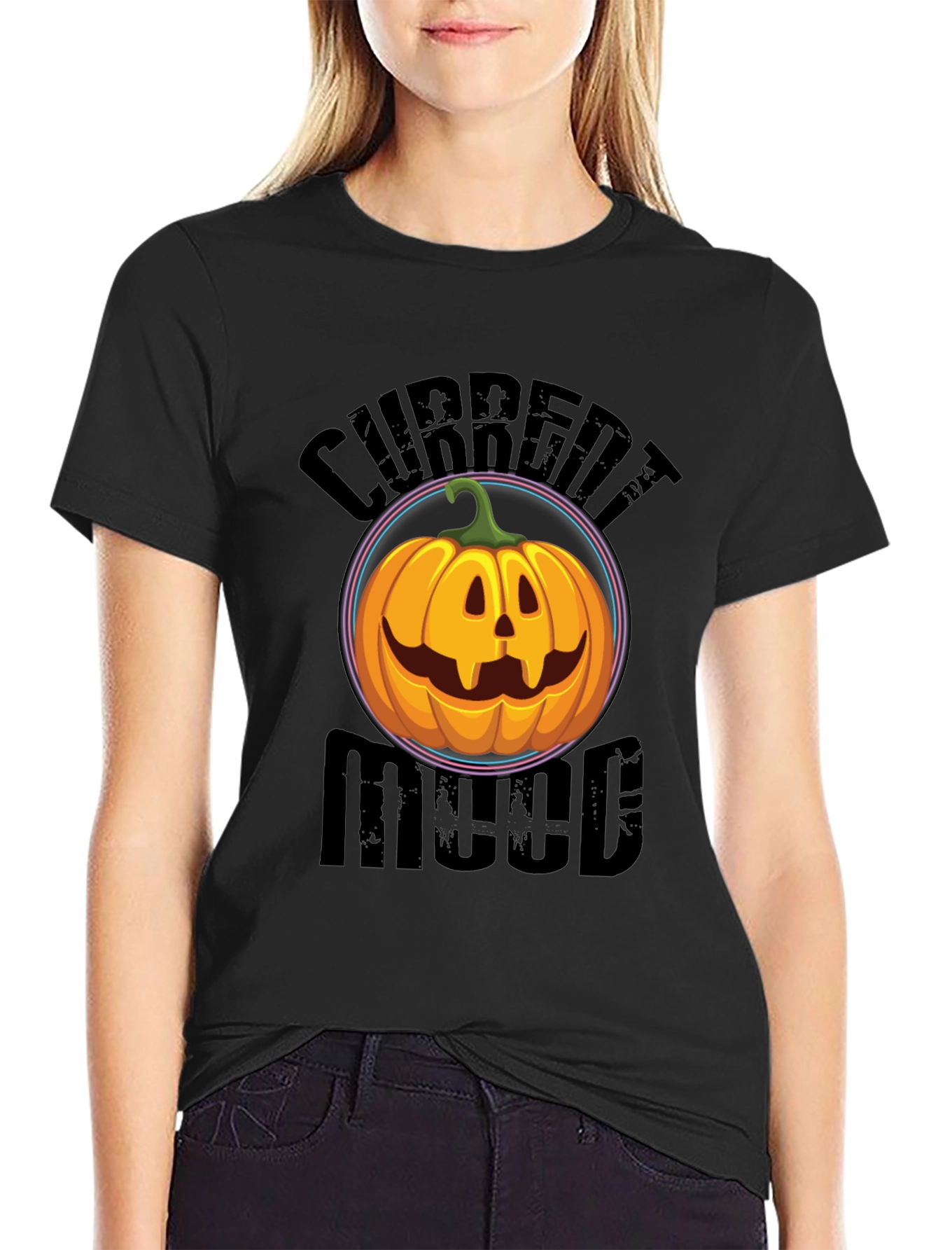 Current Mood Pumpkin Graphic T-Shirt