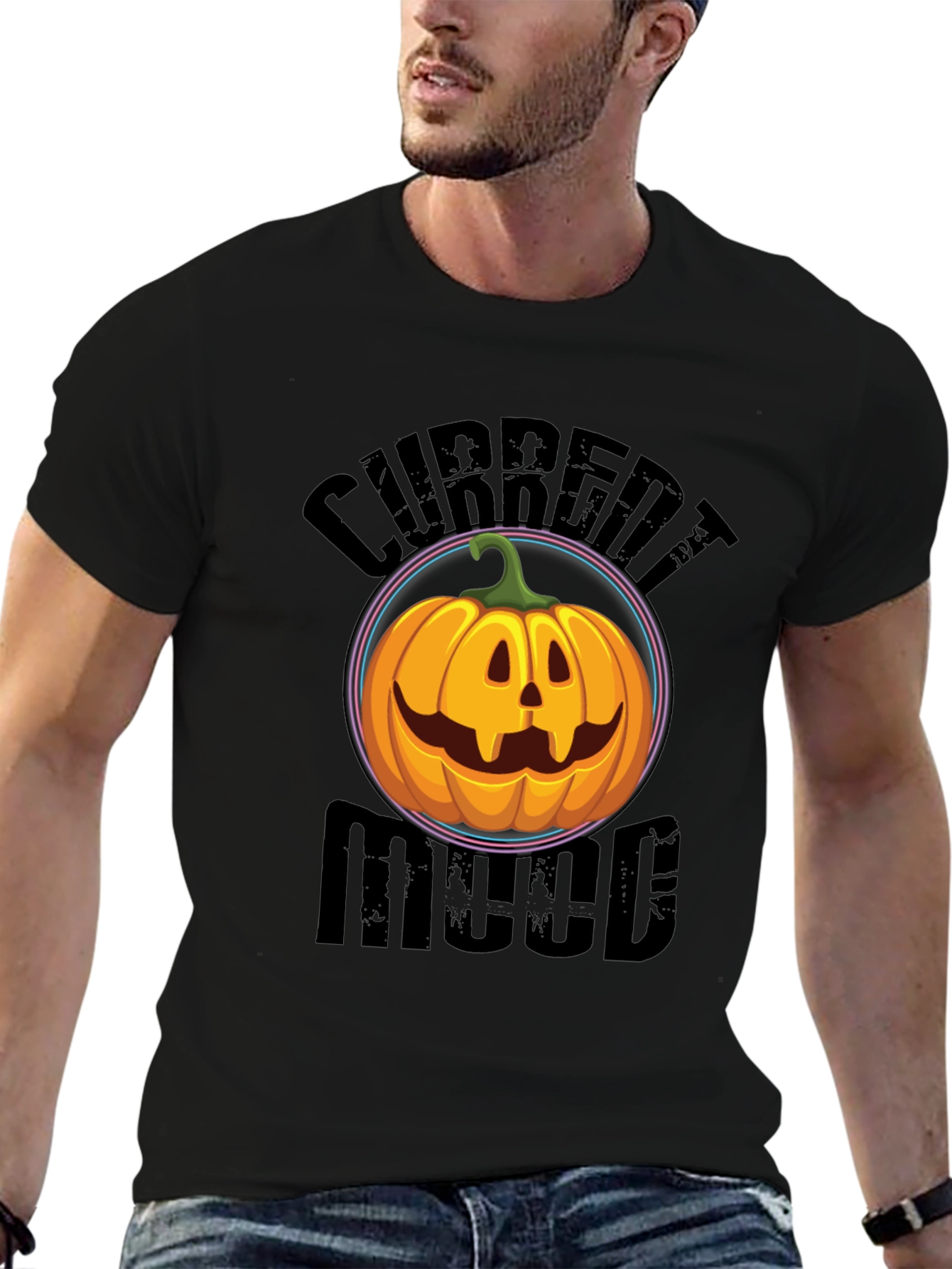 Current Mood Pumpkin Graphic T-Shirt