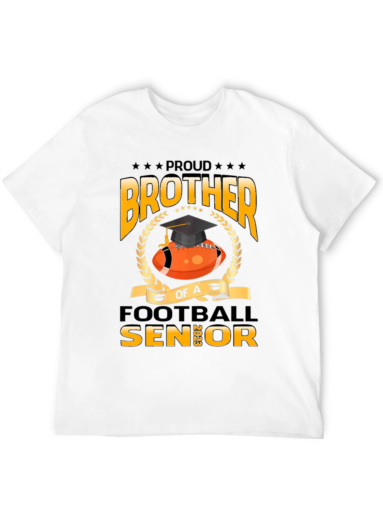 Proud Brother Football Senior 2023 T-Shirt