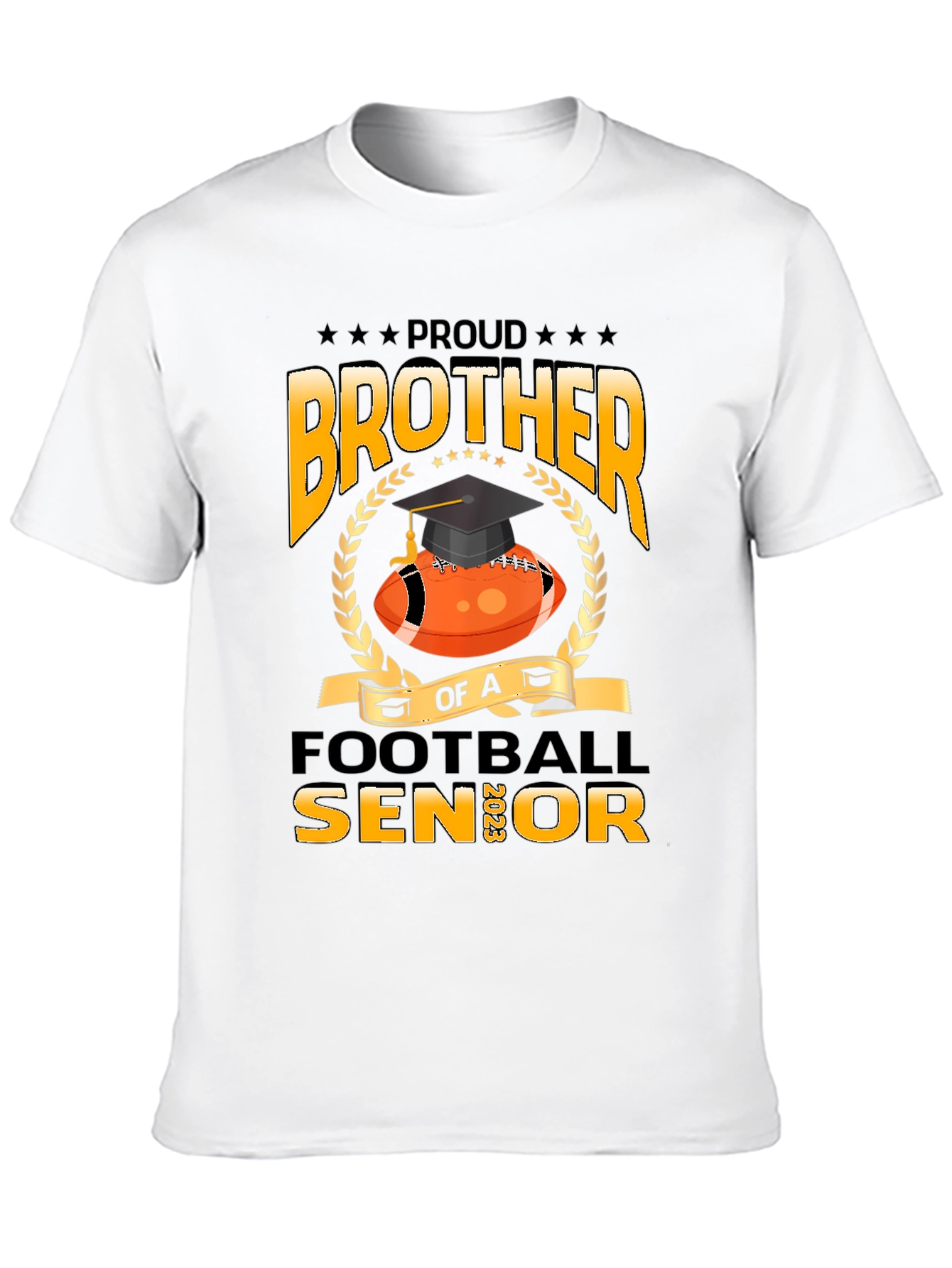 Proud Brother Football Senior 2023 T-Shirt