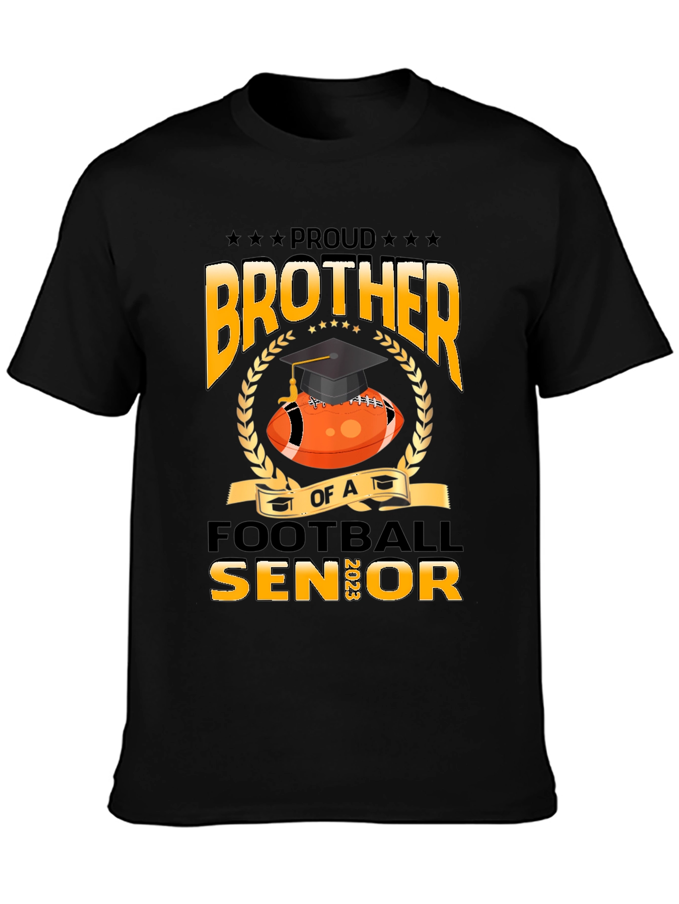 Proud Brother Football Senior 2023 T-Shirt