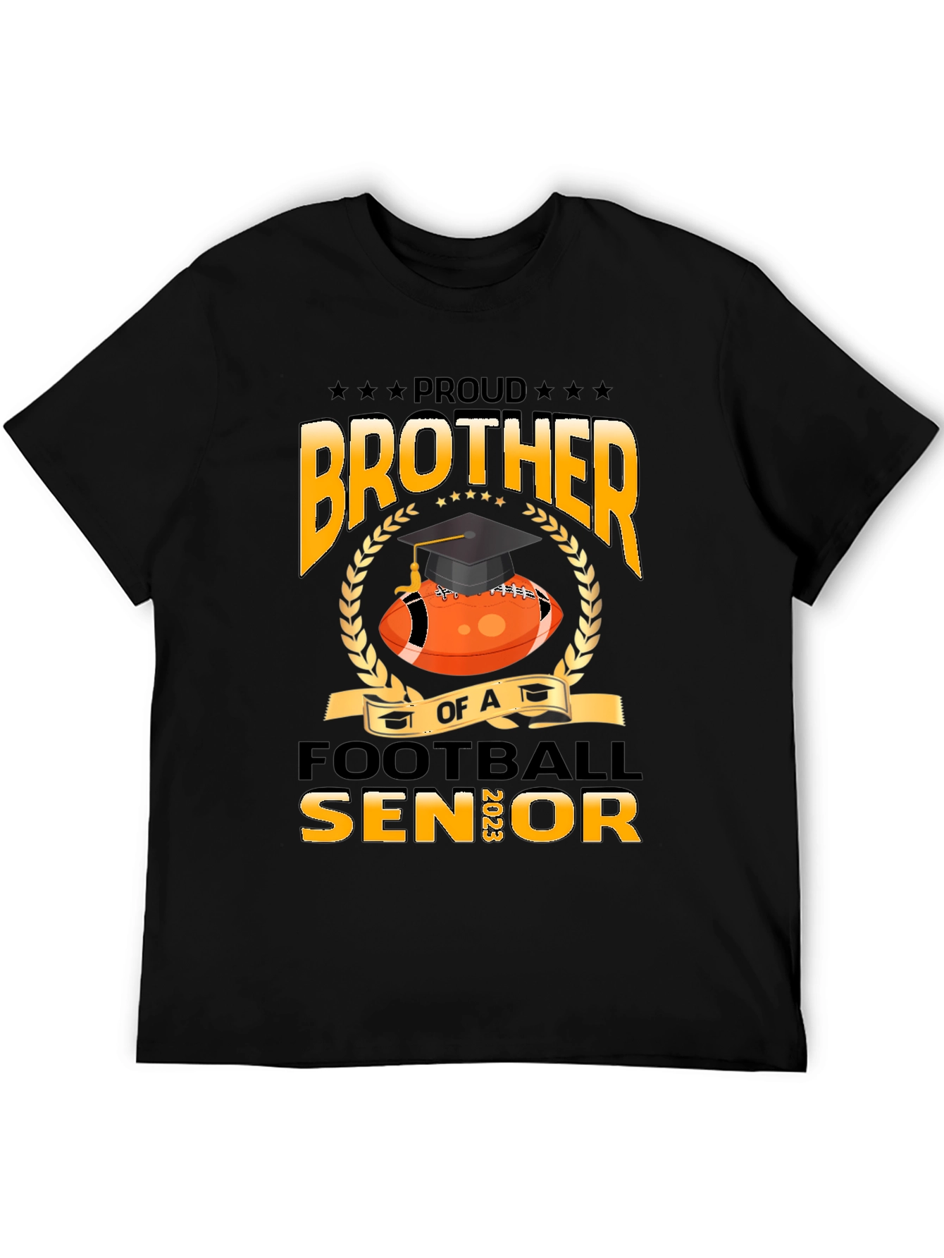 Proud Brother Football Senior 2023 T-Shirt