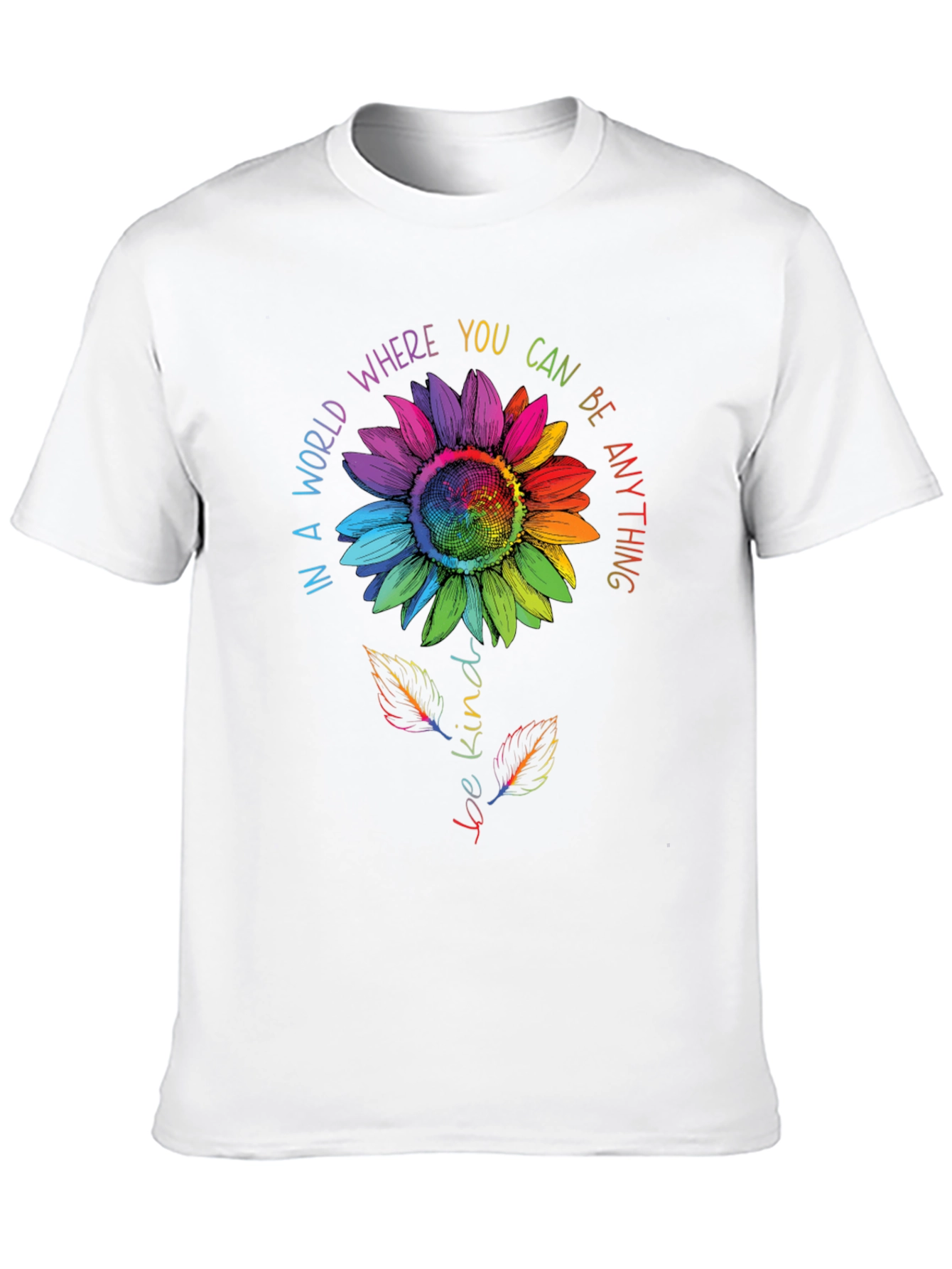 Be Kind Sunflower Graphic T-Shirt