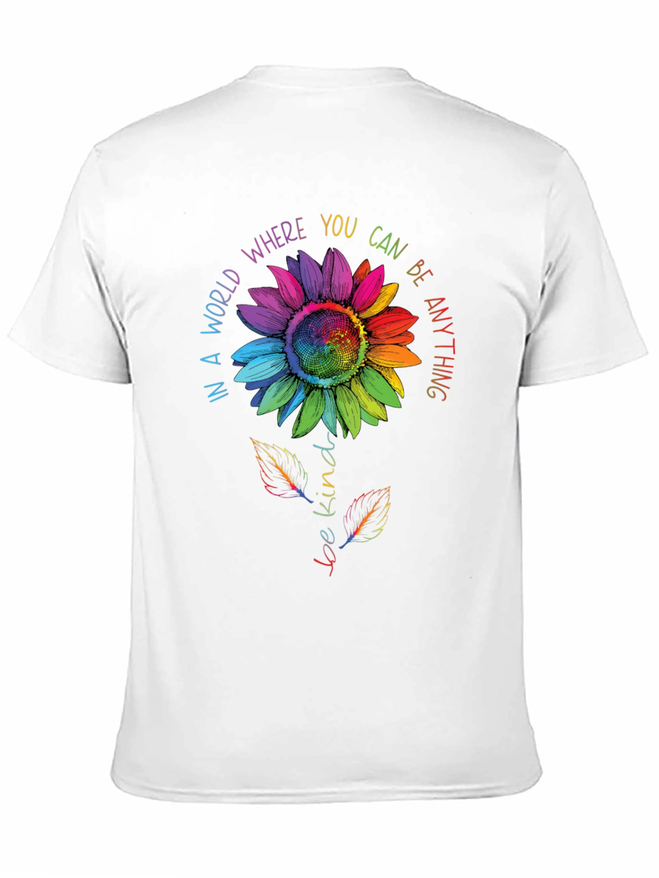 Be Kind Sunflower Graphic T-Shirt