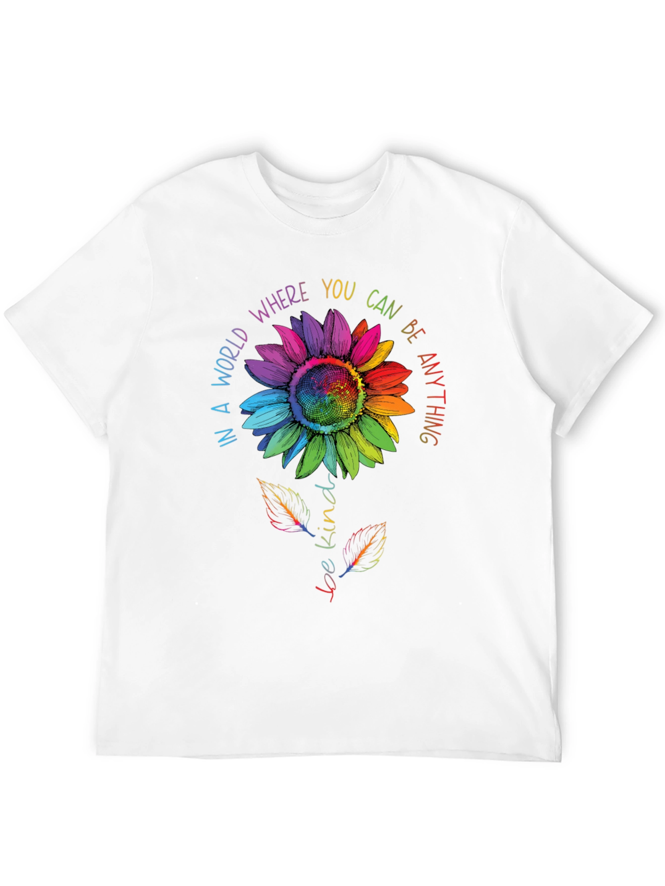 Be Kind Sunflower Graphic T-Shirt
